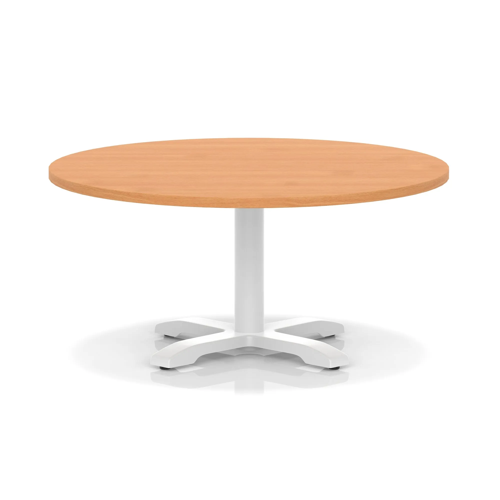 Italia Round Coffee Table With Cross Base