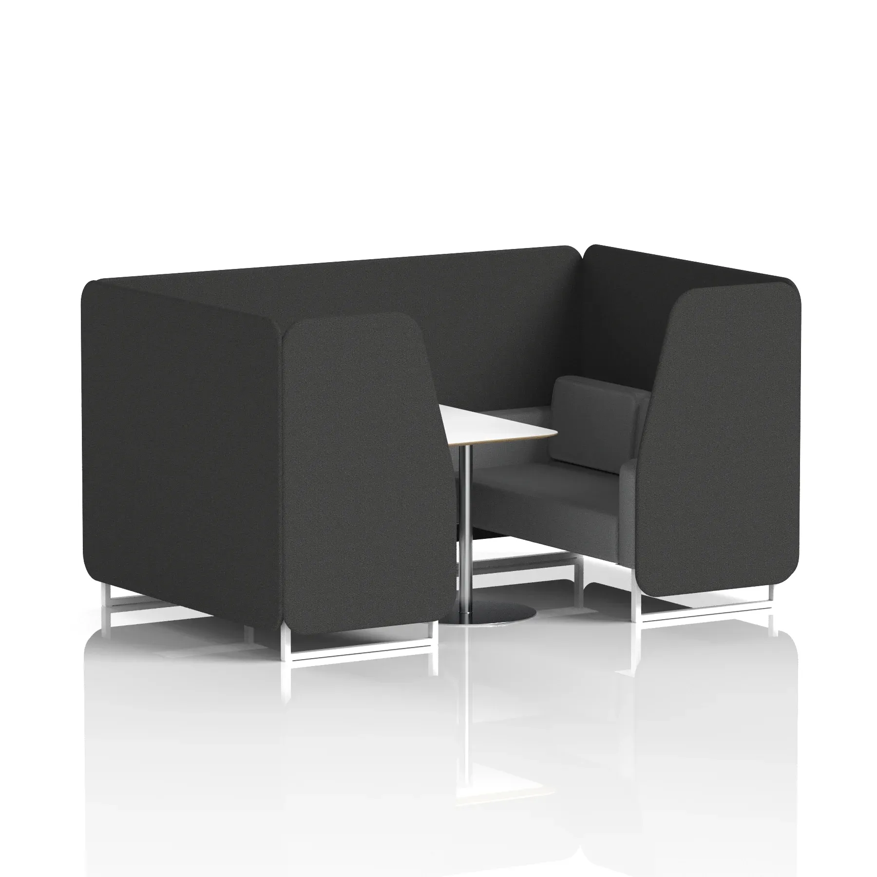 Brixworth Booth With White Table In Two Tone