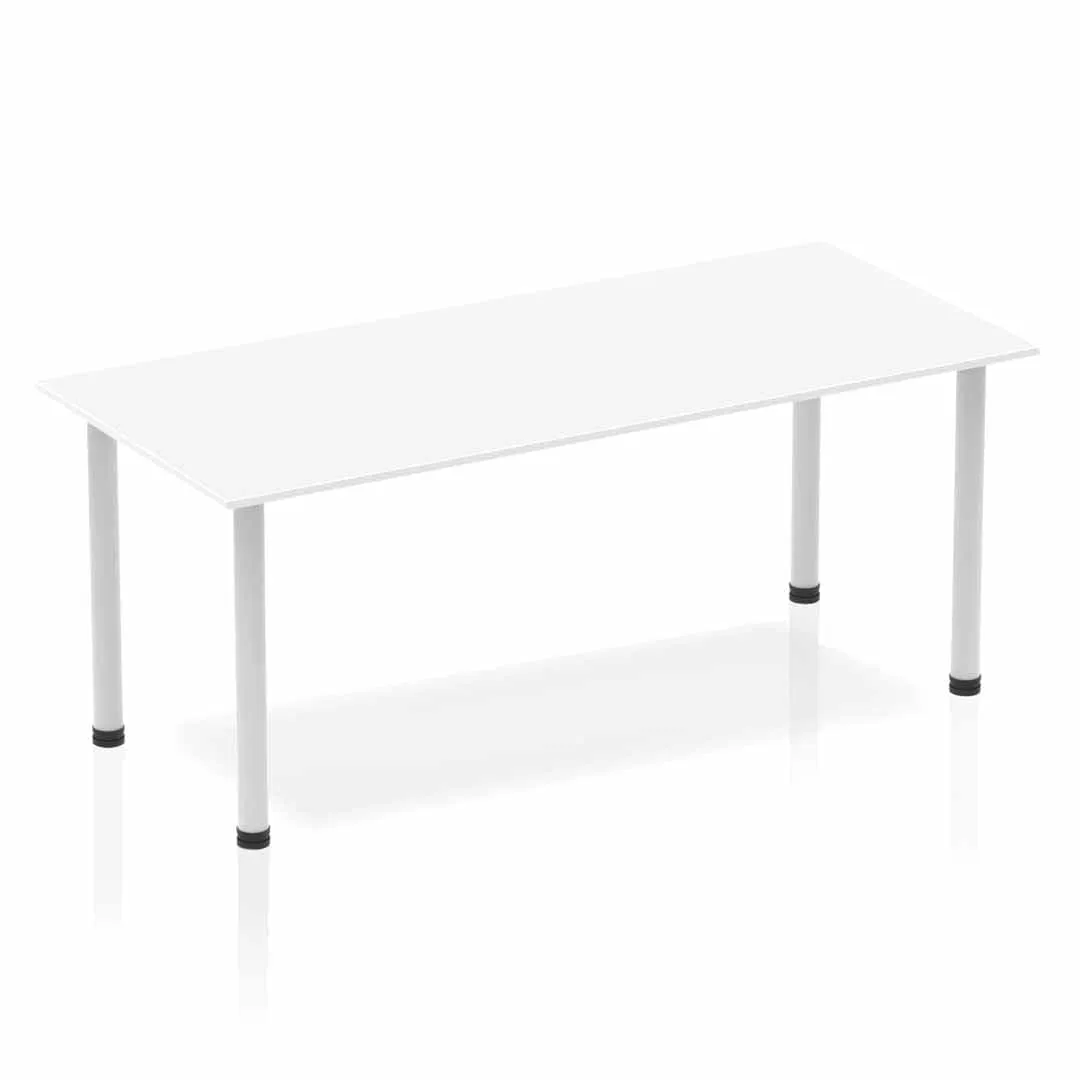 Impulse 1800mm Straight Table With Post Leg
