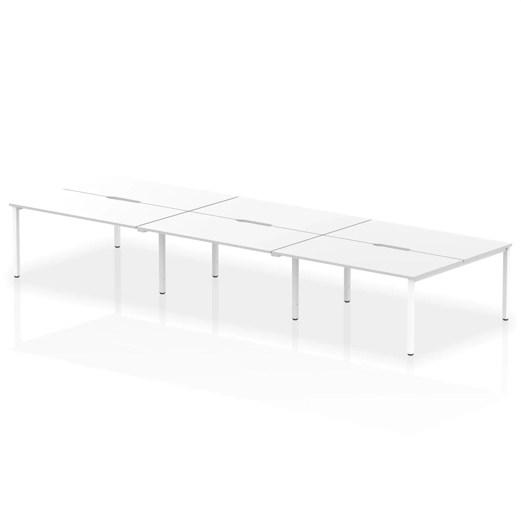 Evolve Plus B2B Bench Desk - 6 Person