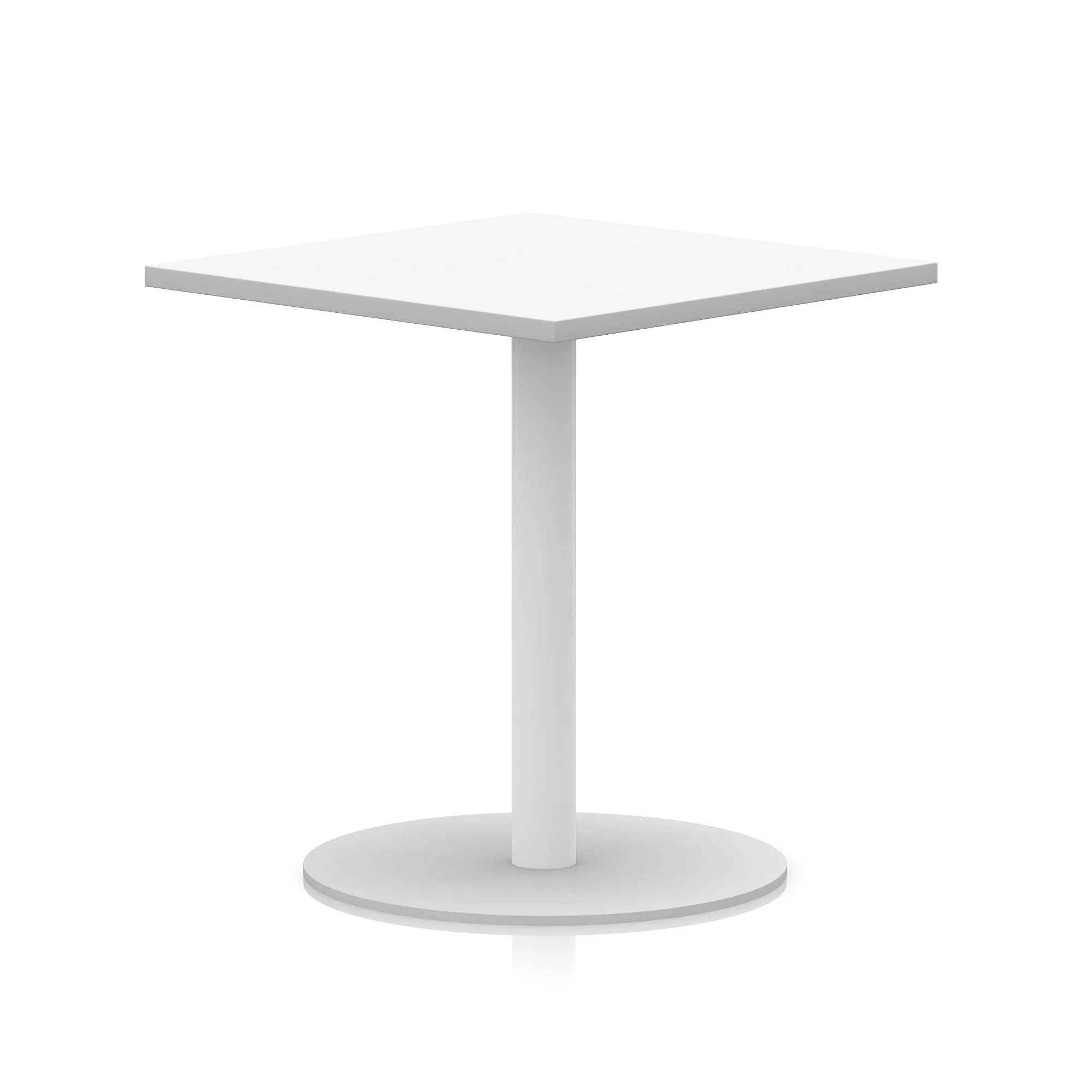 EE - Italia Square Poseur Table White Leg