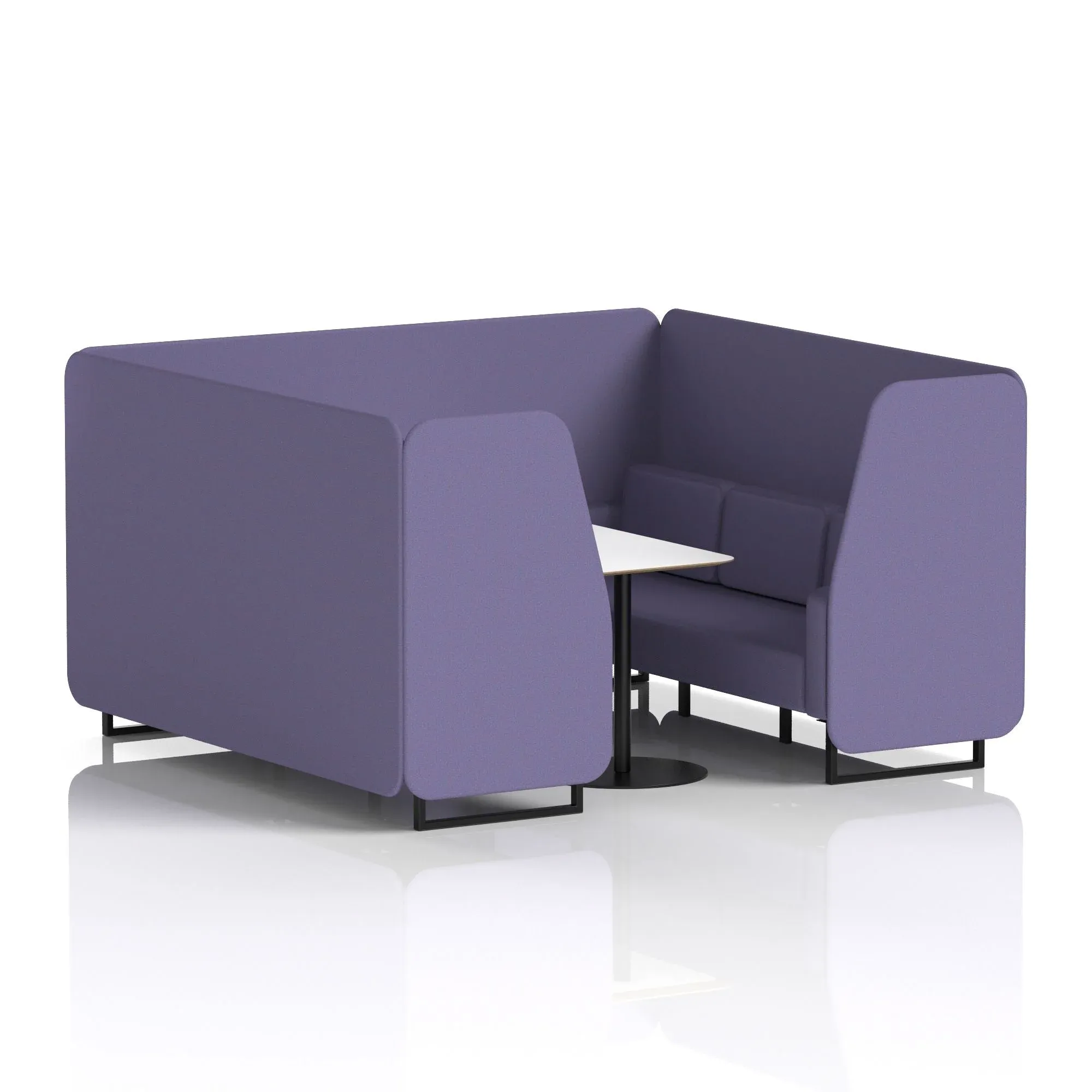 Brixworth Booth With White Table In Single Tone