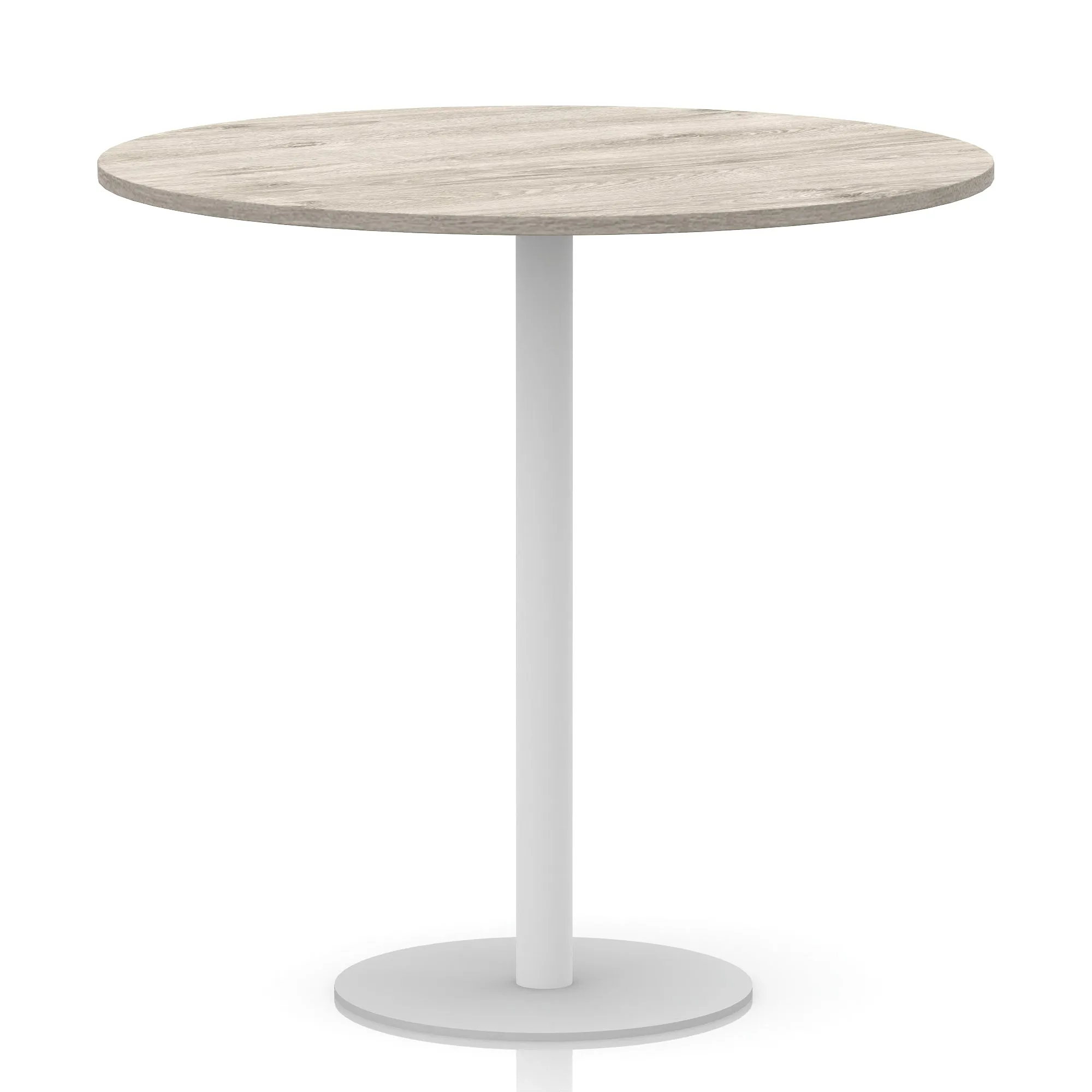 EE - Italia Round Poseur Table White Leg