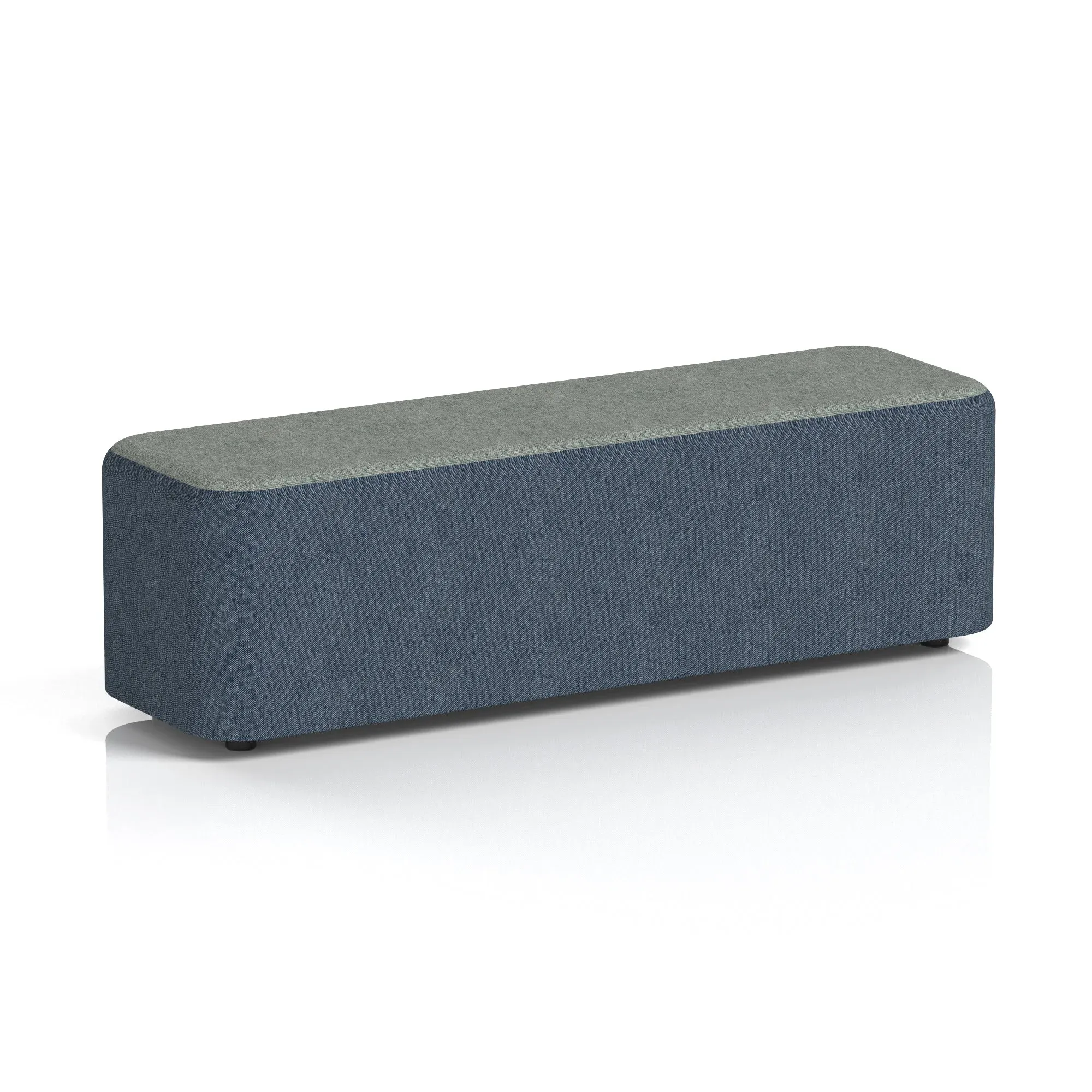 EE - Harlestone Rectangular Stool in Two Tone