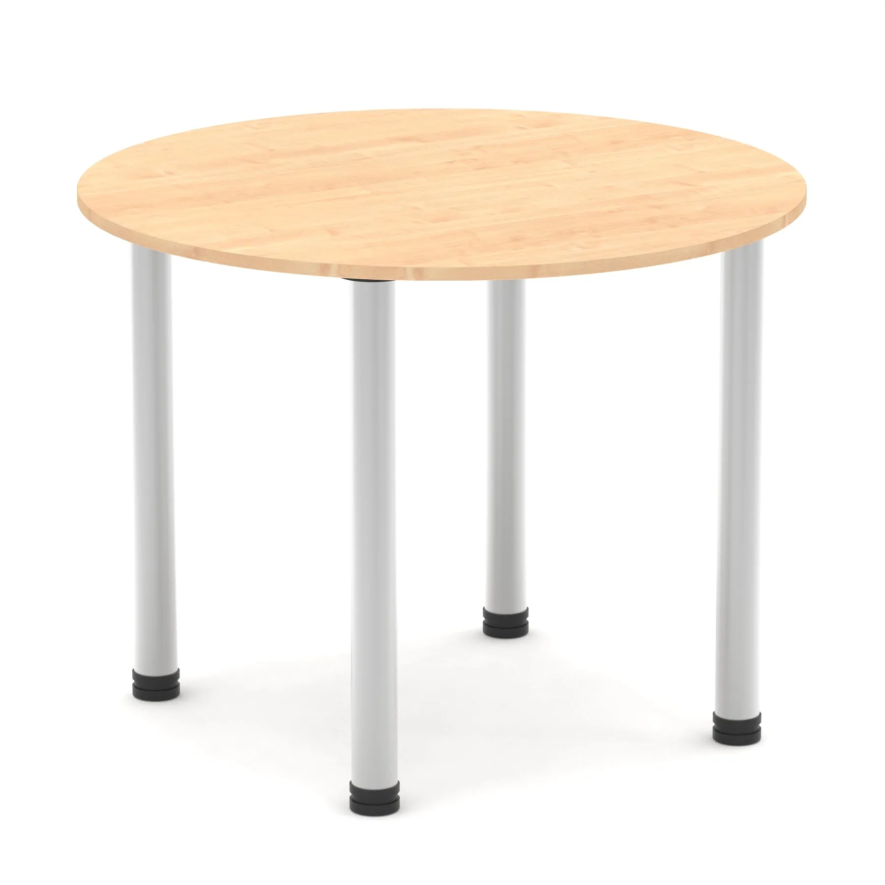 Impulse Round Table With Post Leg