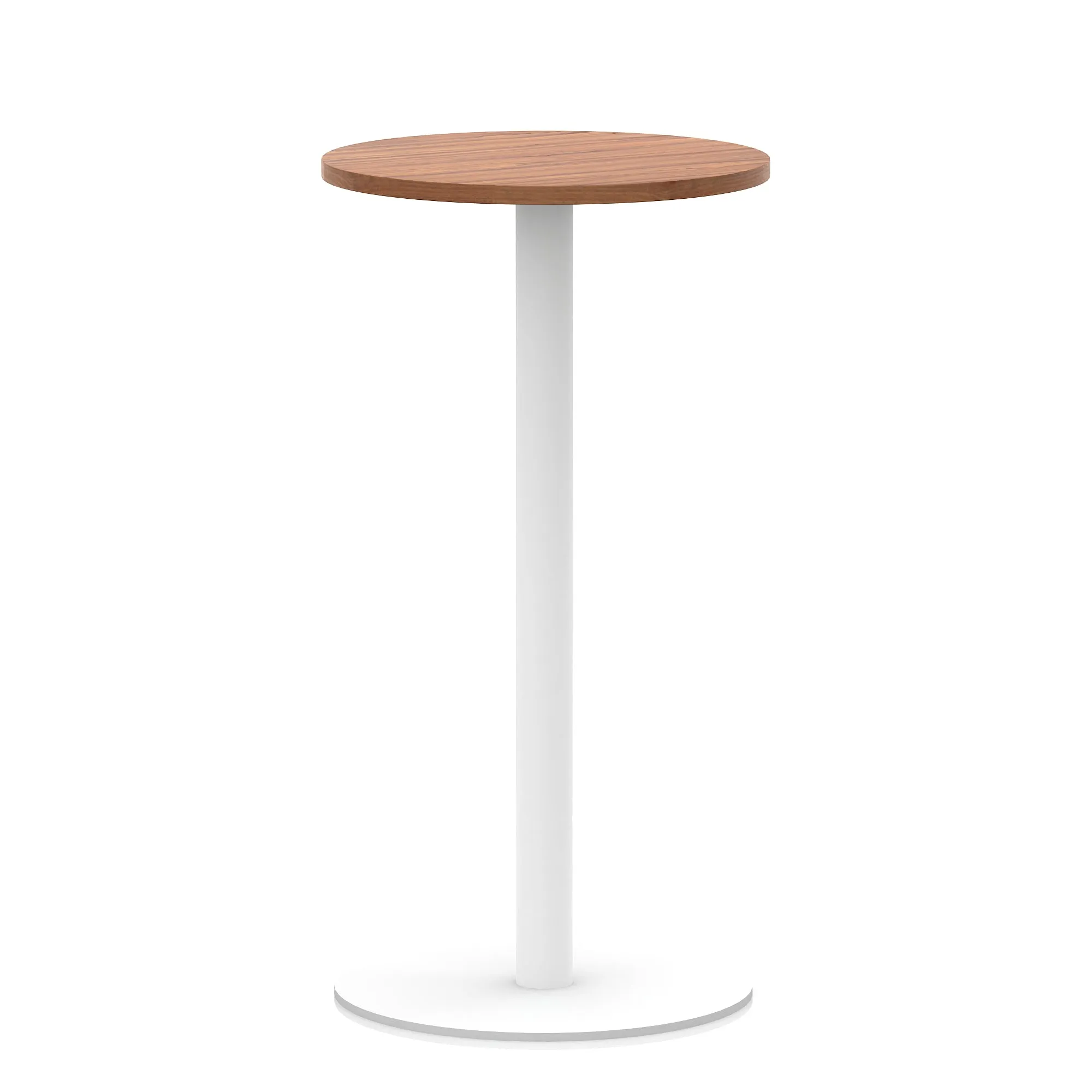 EE - Italia Round Poseur Table White Leg