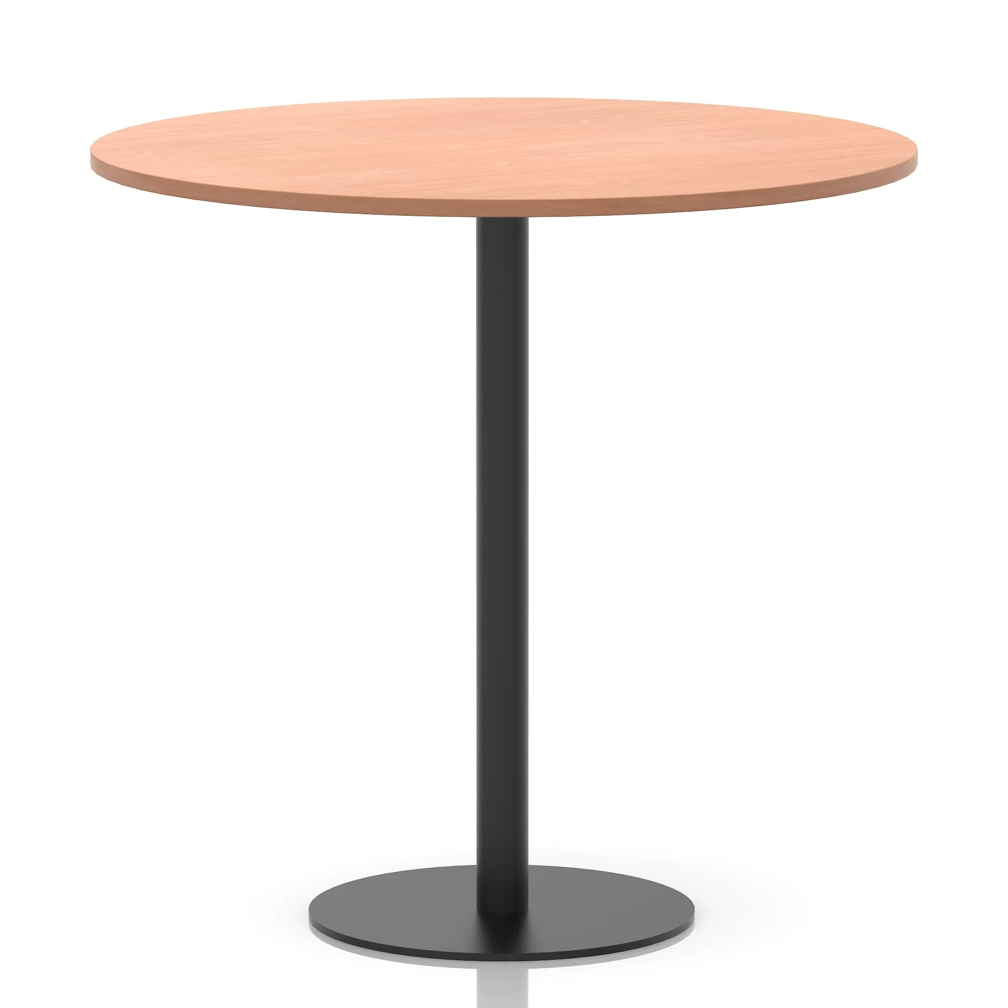 EE - Italia Round Poseur Table Black Leg