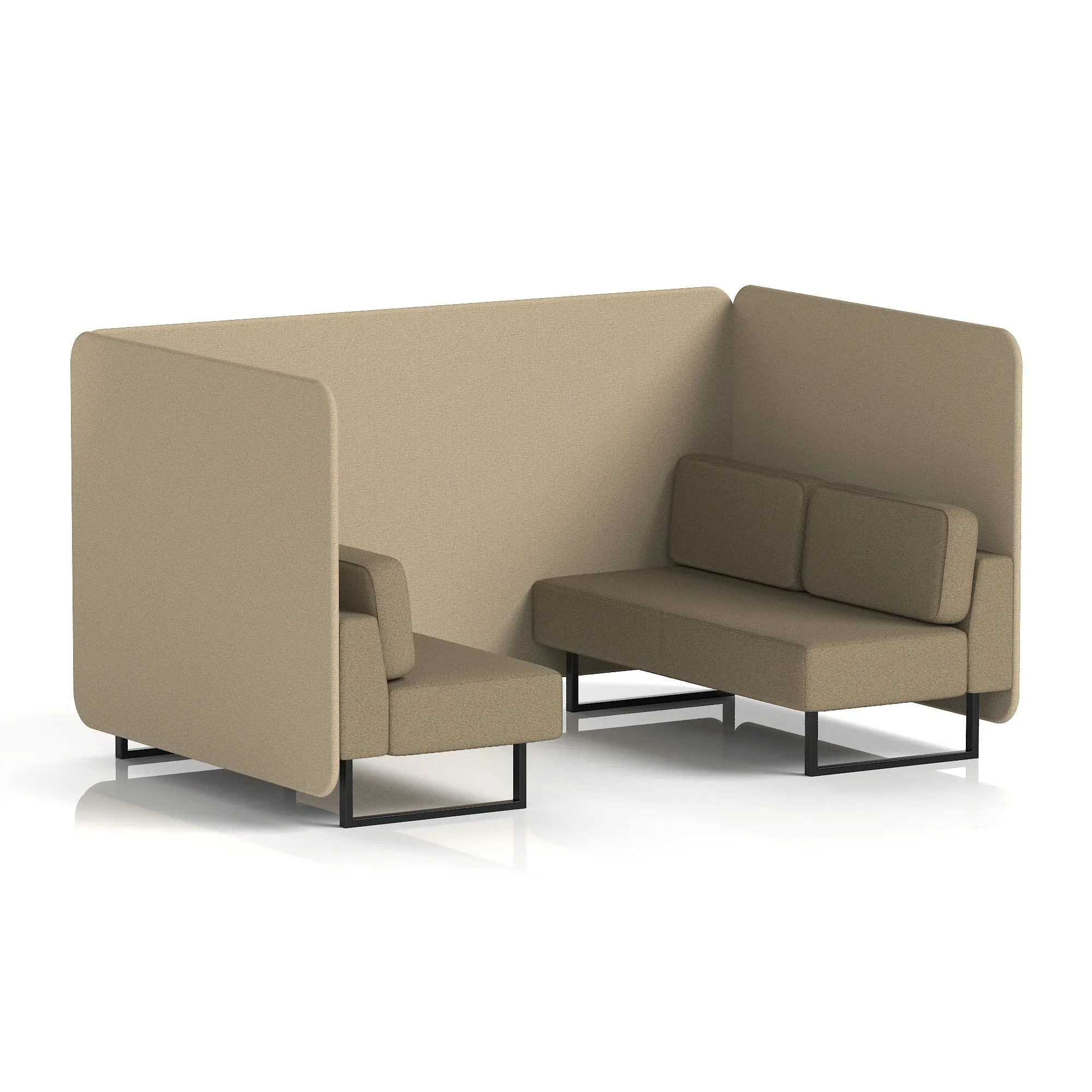 Brixworth Bench Booth in Two Tone