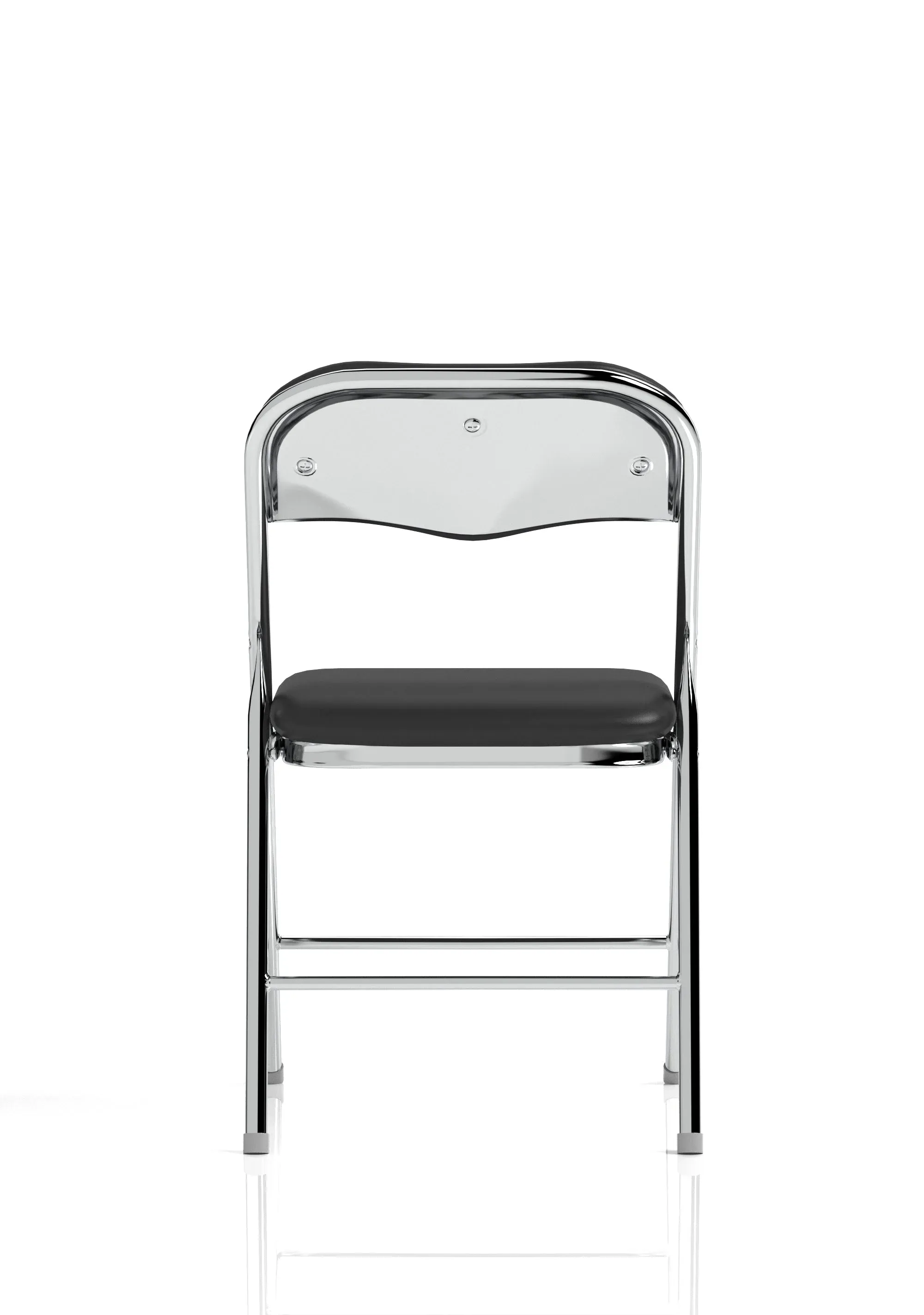EE - Sicily Black Polyurethane Folding Chair