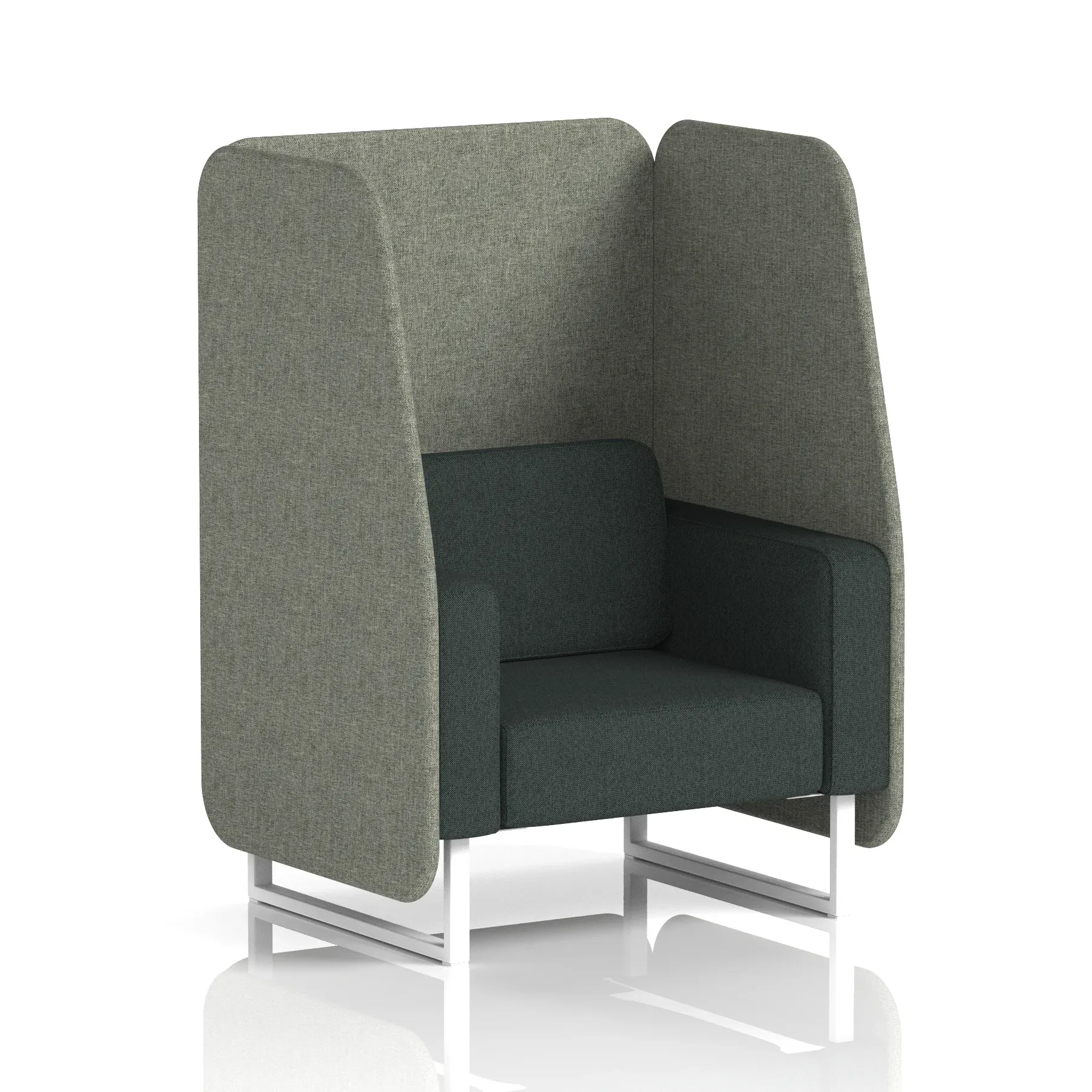 Brixworth Open Booth in Two Tone