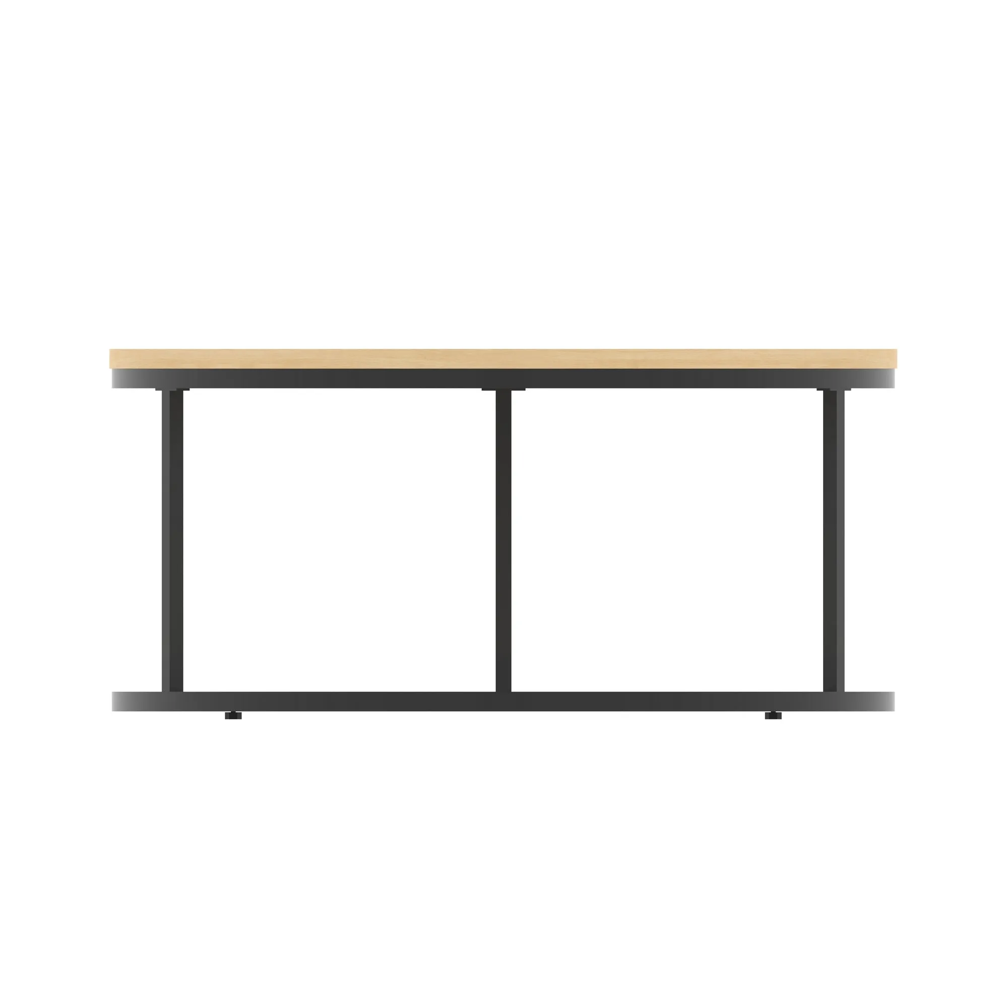 Impulse Round Coffee Table With Metal Frame