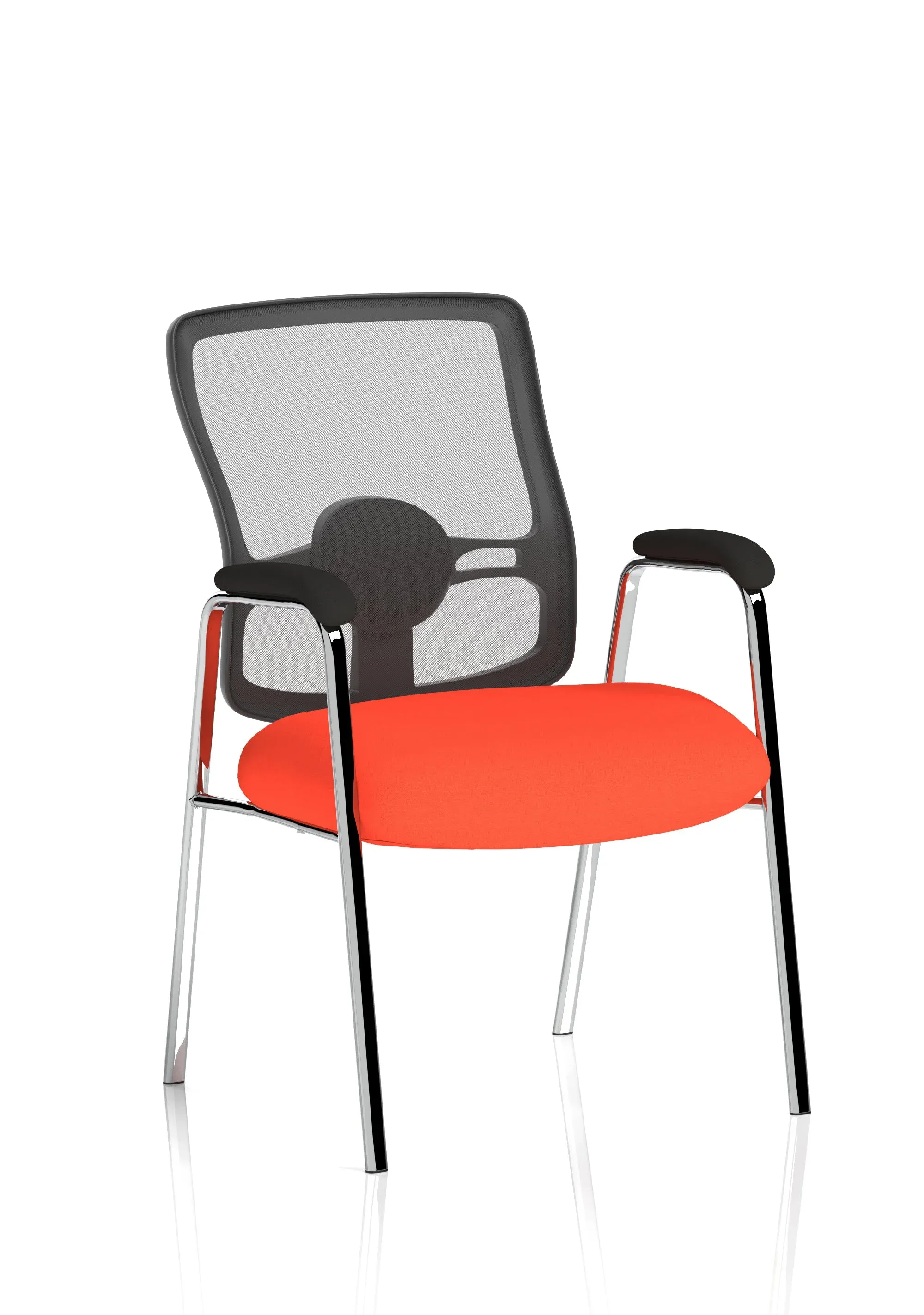 EE - Portland Medium Mesh Back (Straight Leg) Visitor Chair with Arms