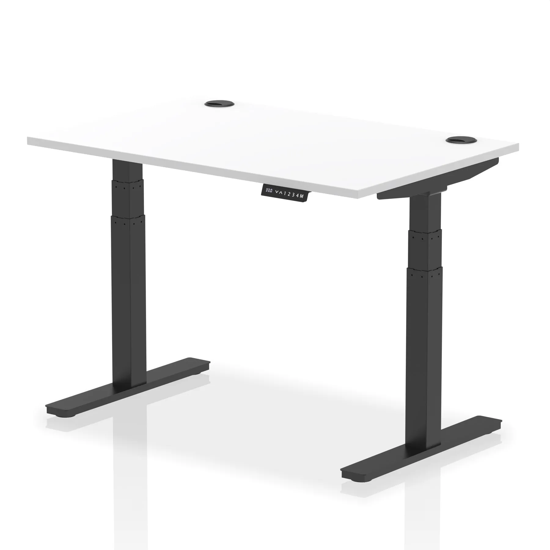EE - Air Height Adjustable Desk With Cable Ports