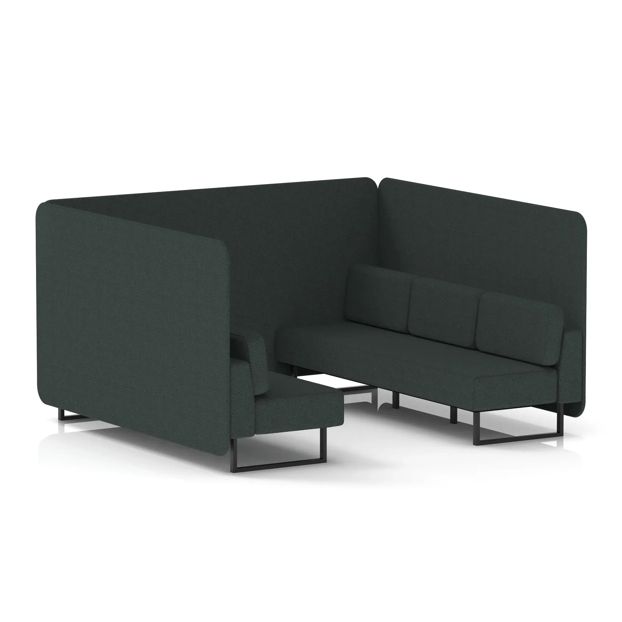 Brixworth Bench Booth in Single Tone