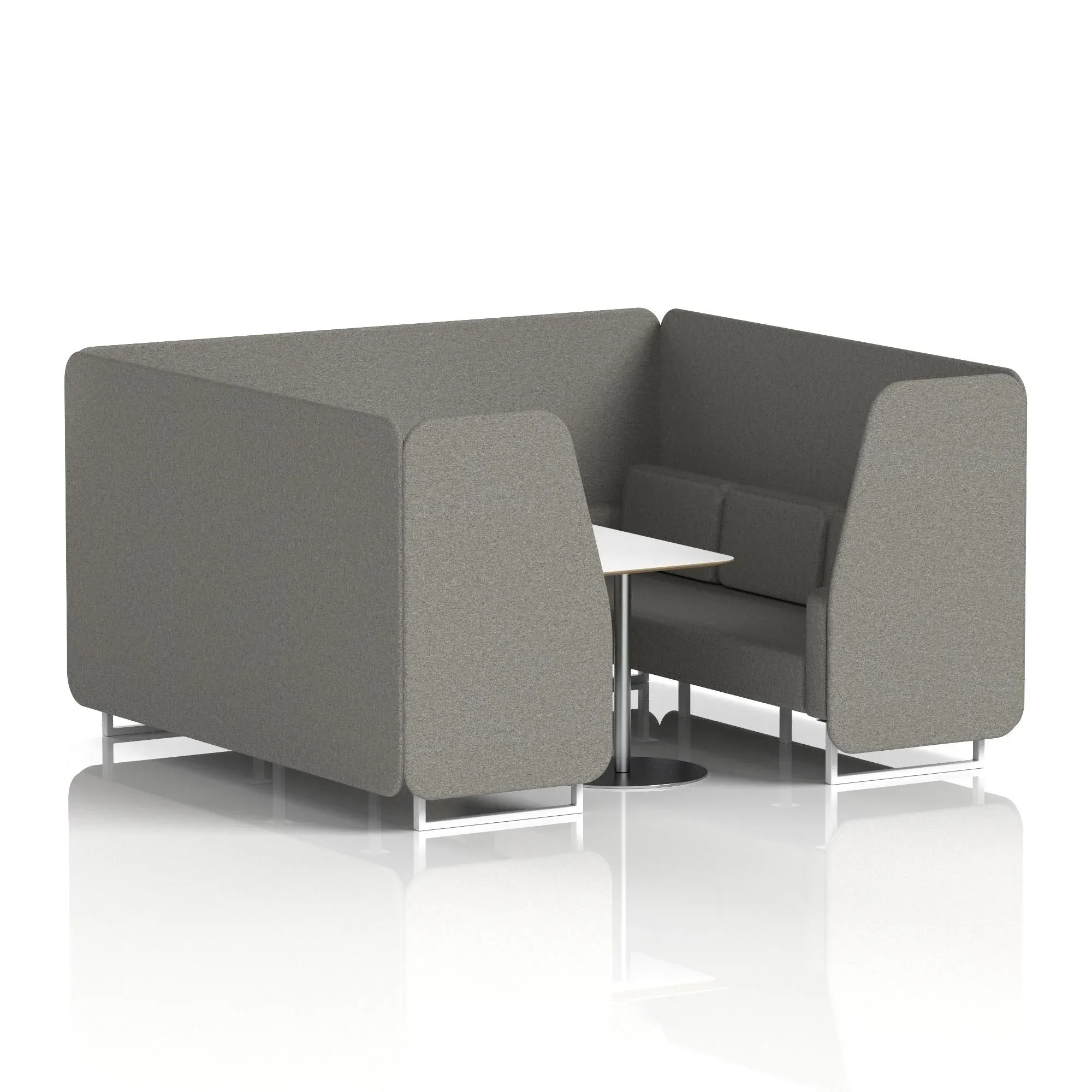 Brixworth Booth With White Table In Single Tone