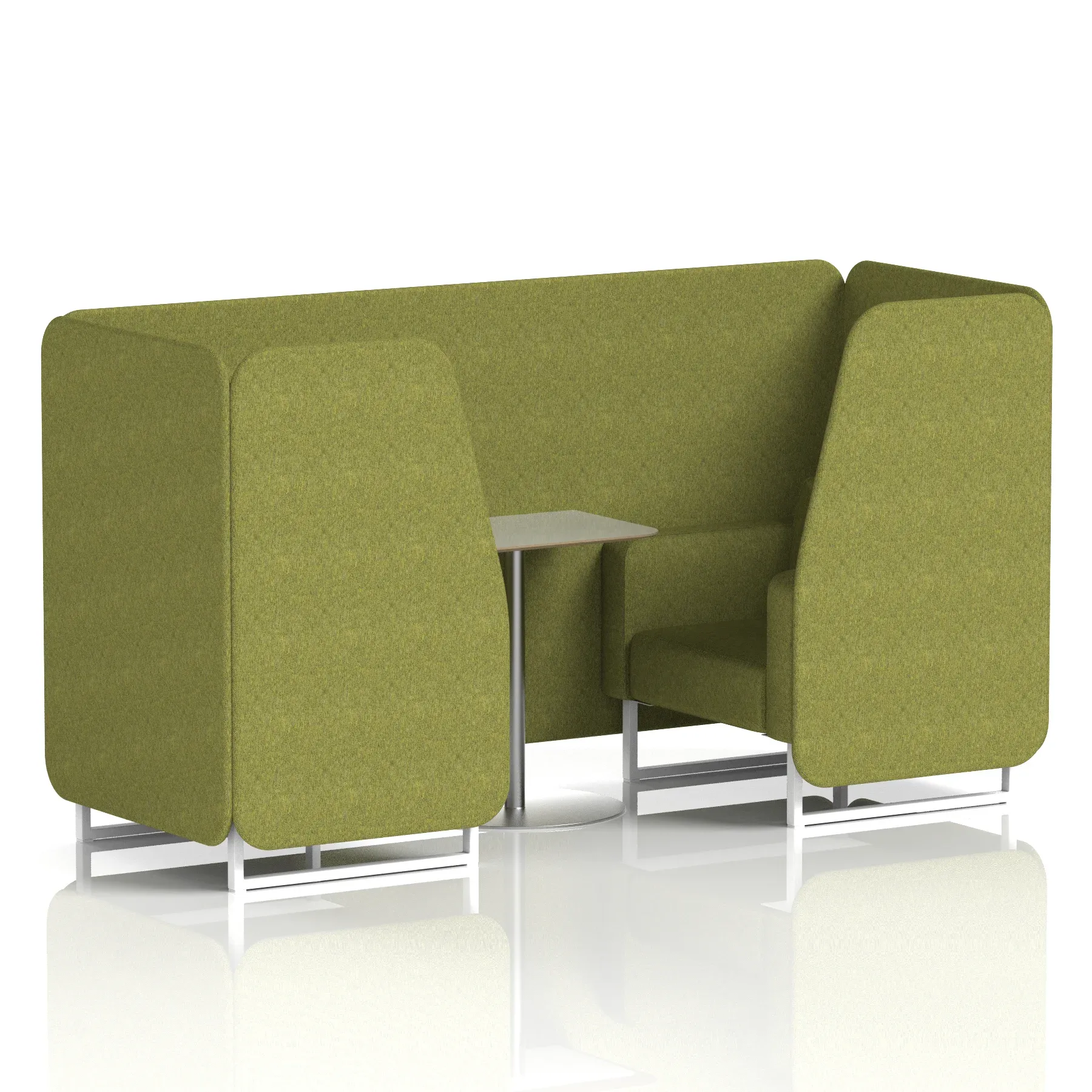 Brixworth Booth With Grey Table In Single Tone