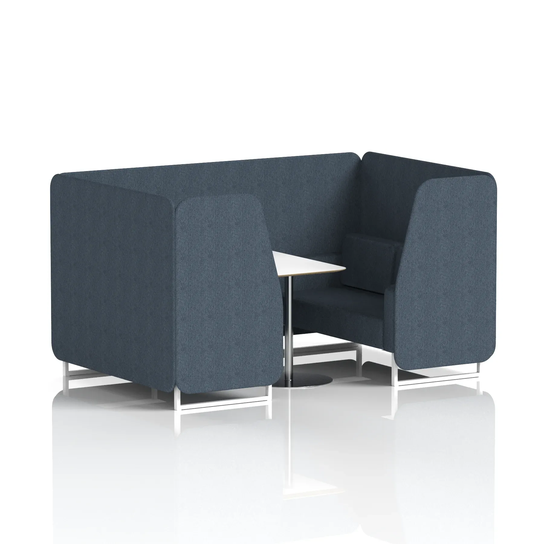 Brixworth Booth With White Table In Single Tone