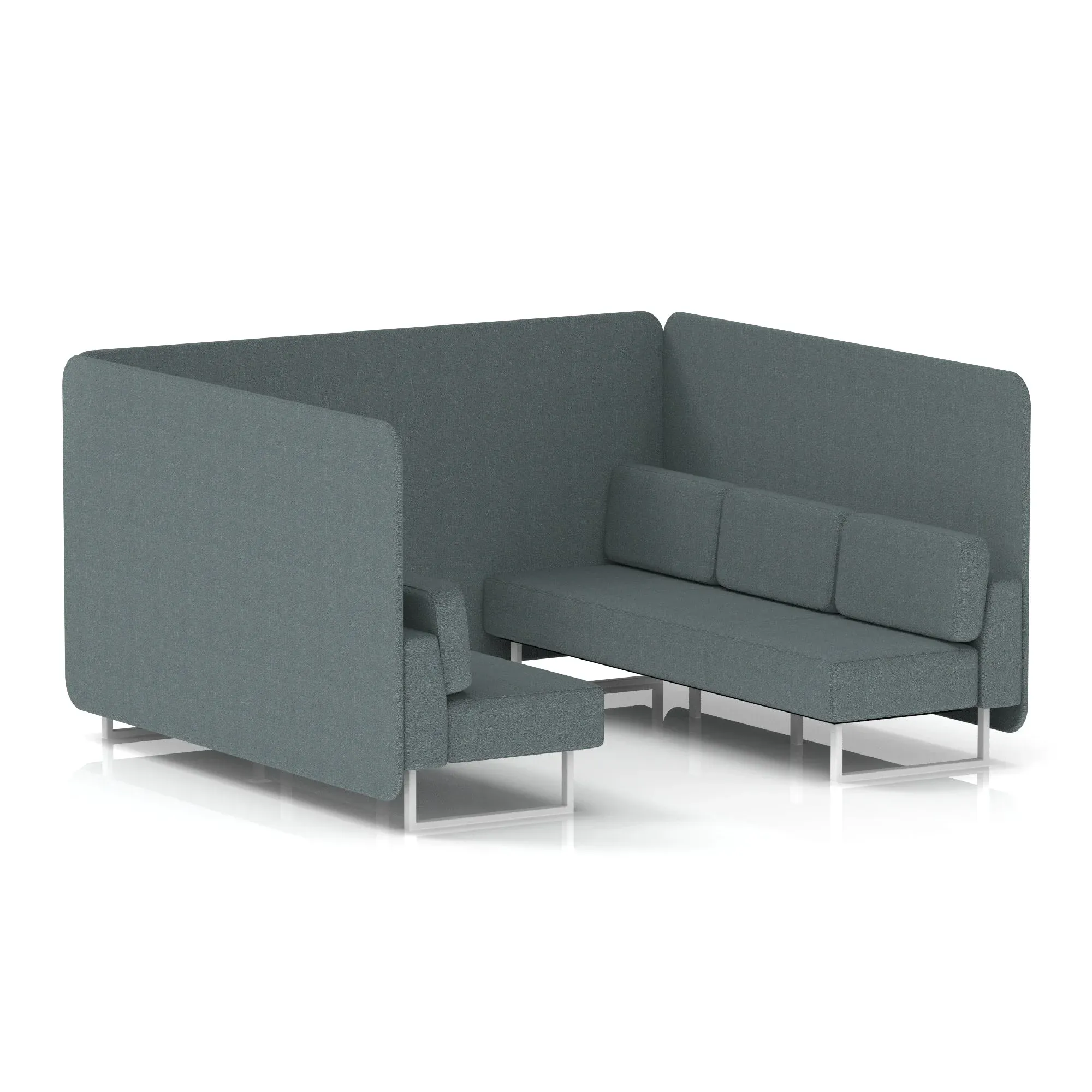 Brixworth Bench Booth in Single Tone