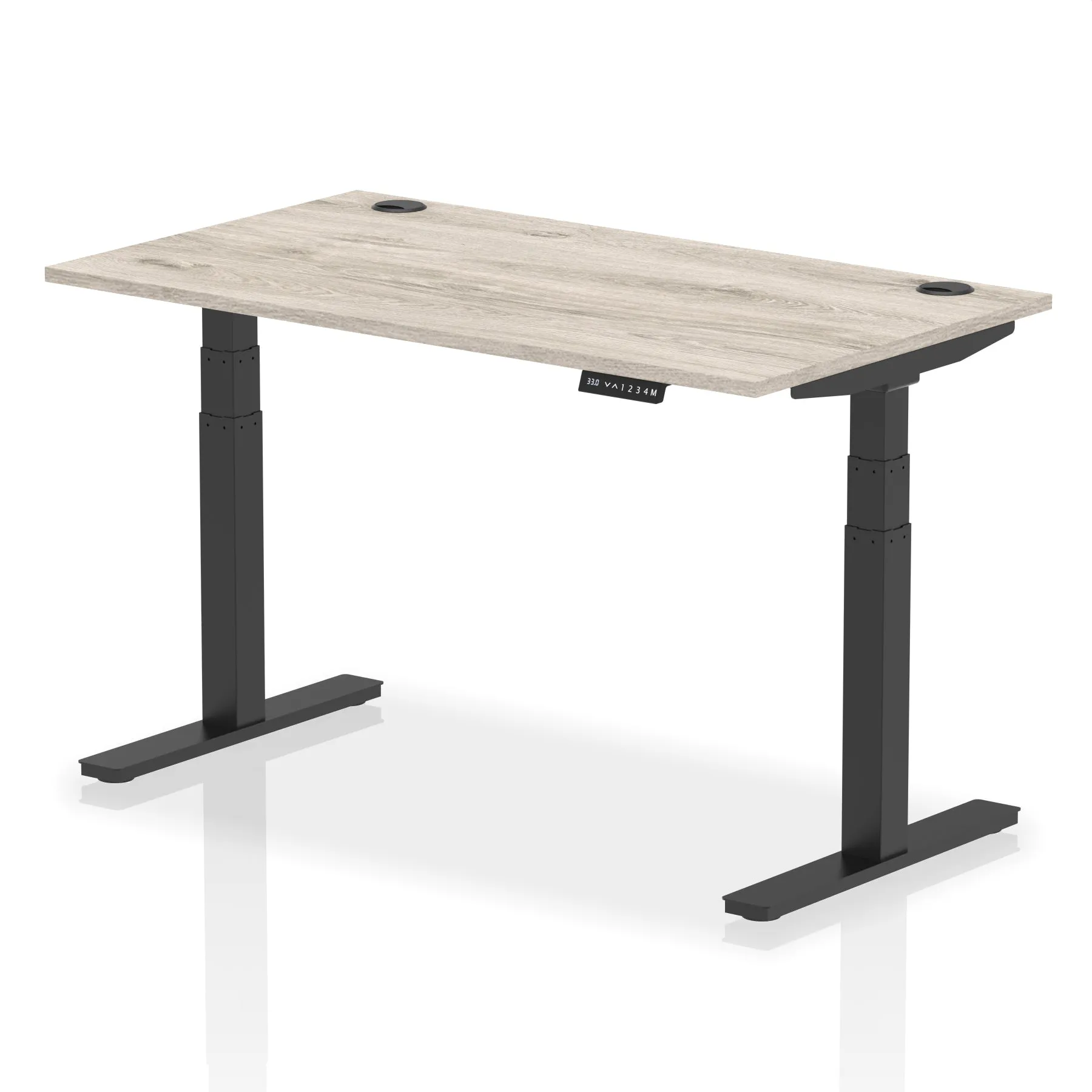 EE - Air Height Adjustable Desk With Cable Ports