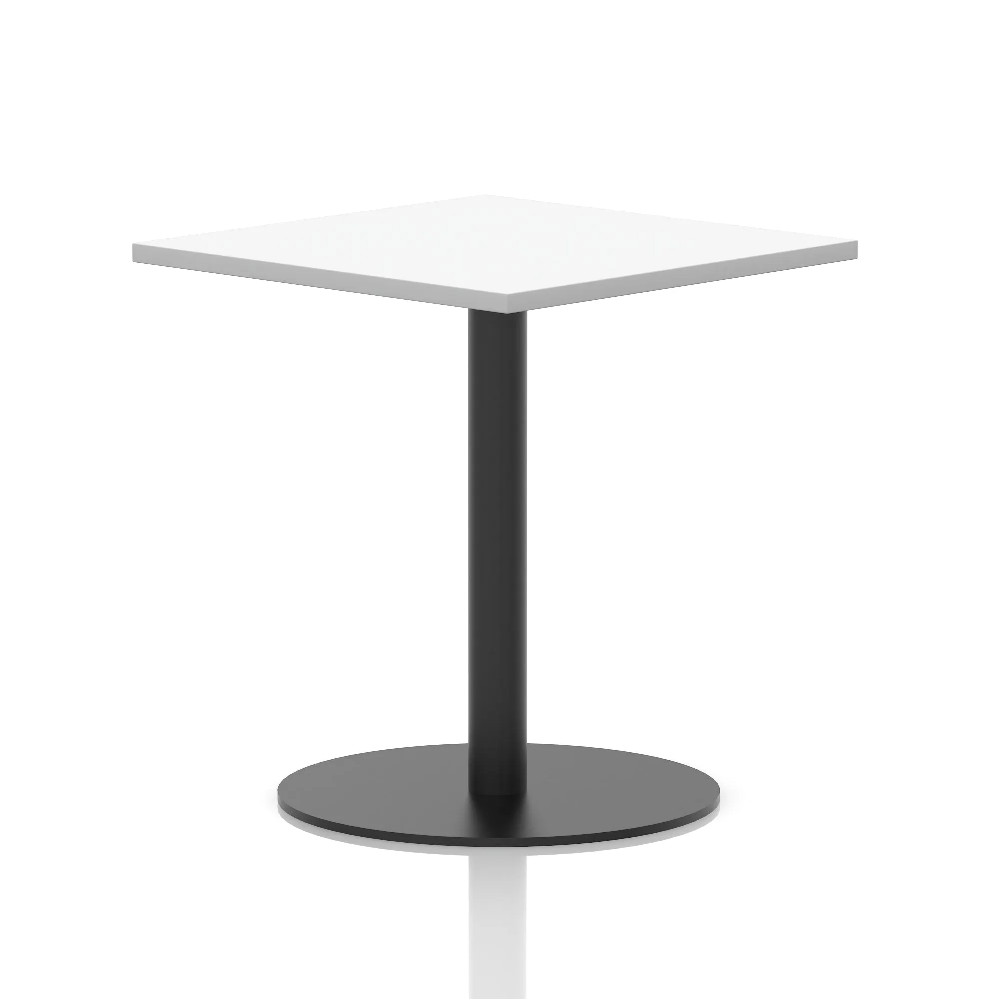 EE - Italia Square Poseur Table Black Leg