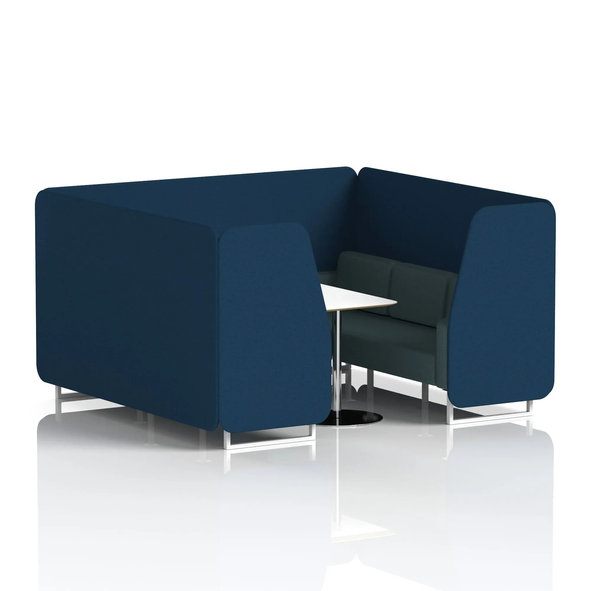 Brixworth Booth With White Table In Two Tone