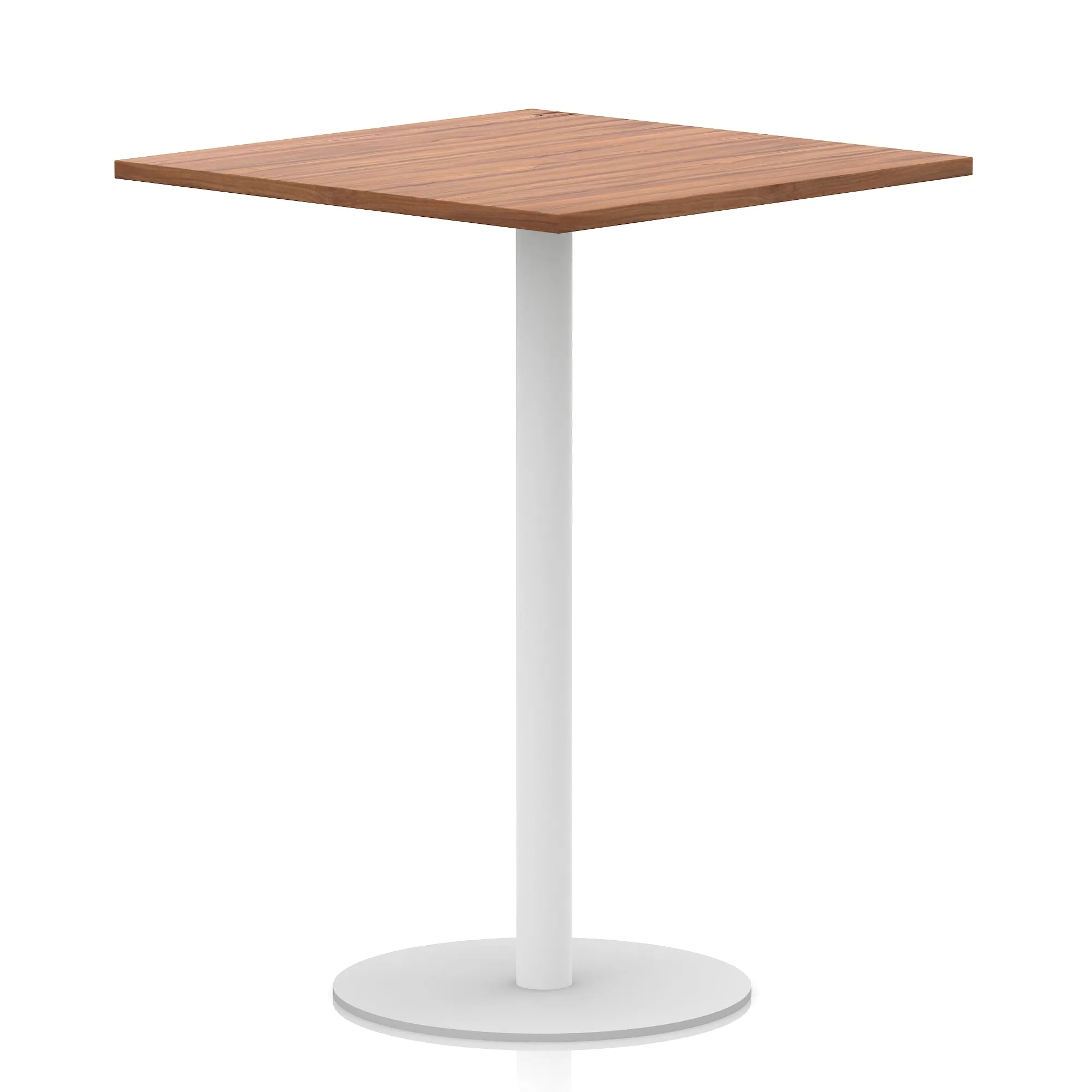 EE - Italia Square Poseur Table White Leg