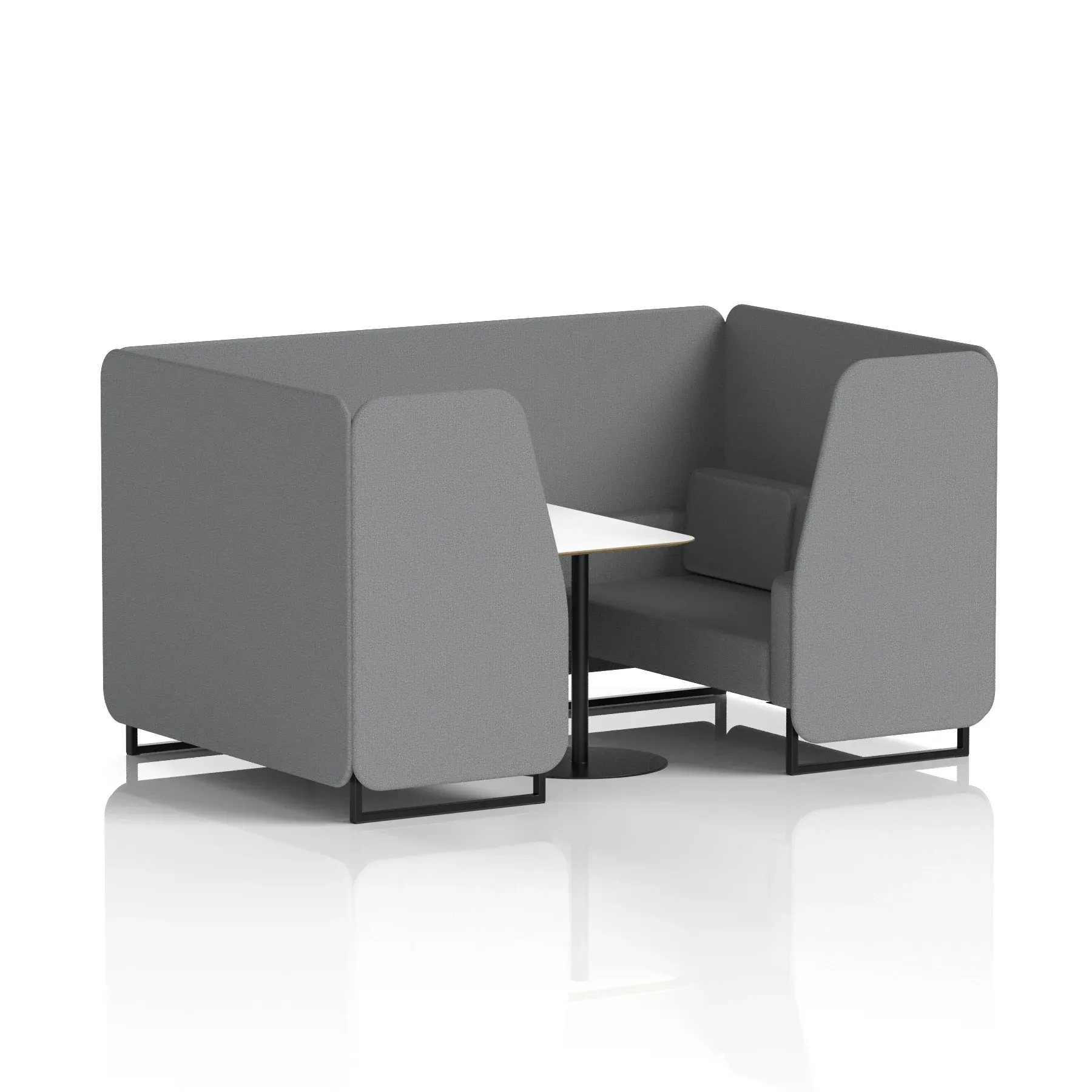 Brixworth Booth With White Table In Single Tone