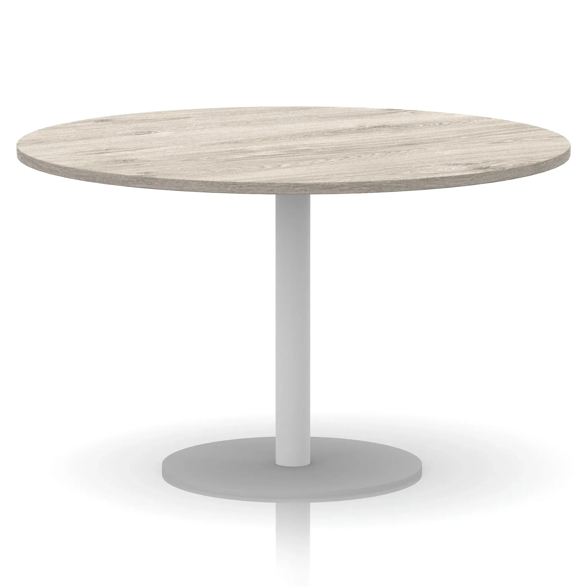 EE - Italia Round Poseur Table White Leg
