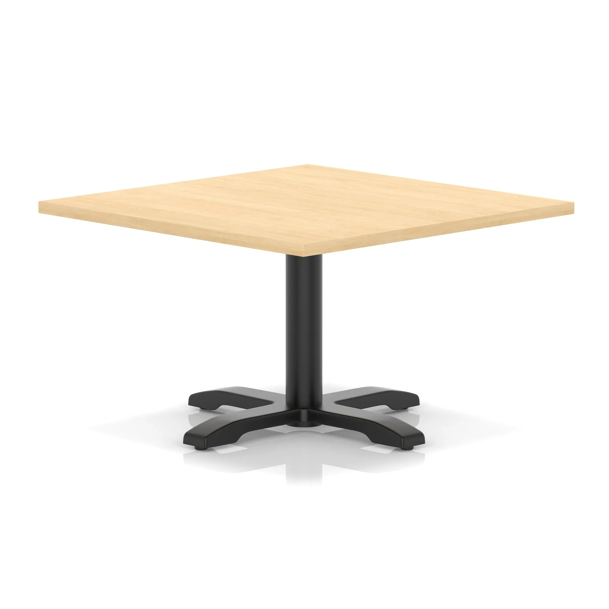 Italia Square Coffee Table With Cross Base
