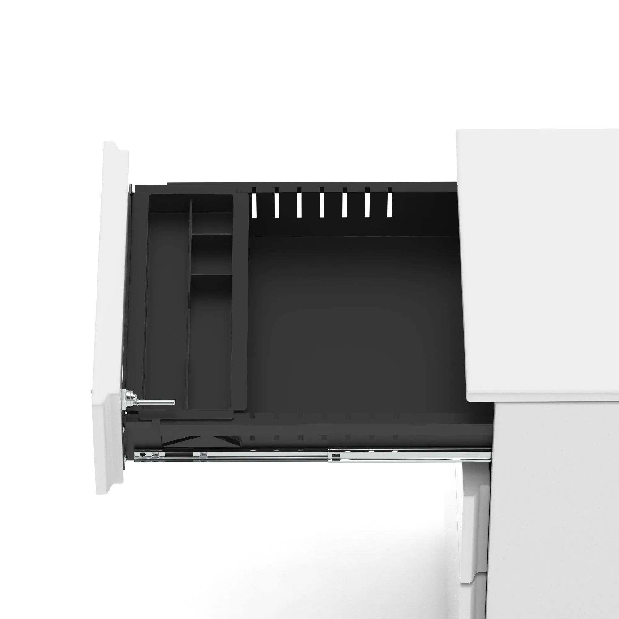 Base Mobile Steel Pedestal 3 Drawer
