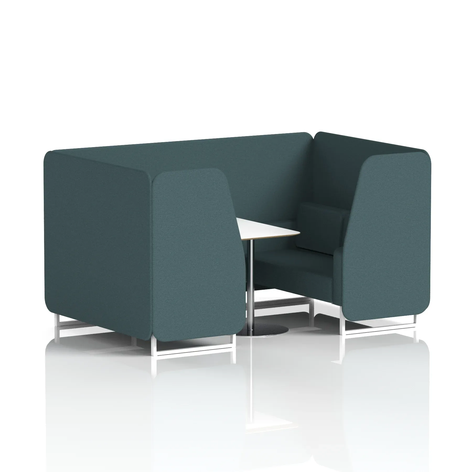 Brixworth Booth With White Table In Single Tone