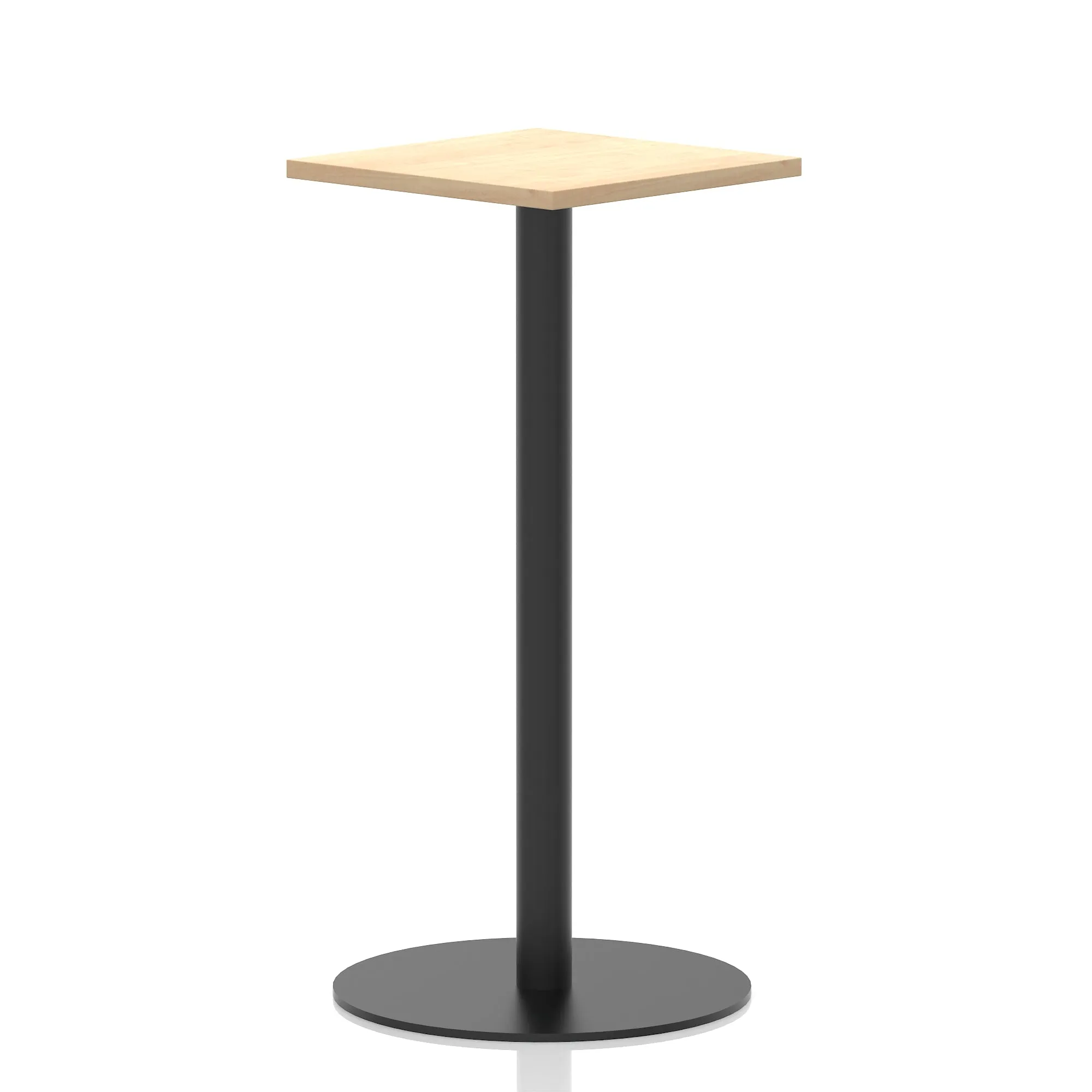EE - Italia Square Poseur Table Black Leg