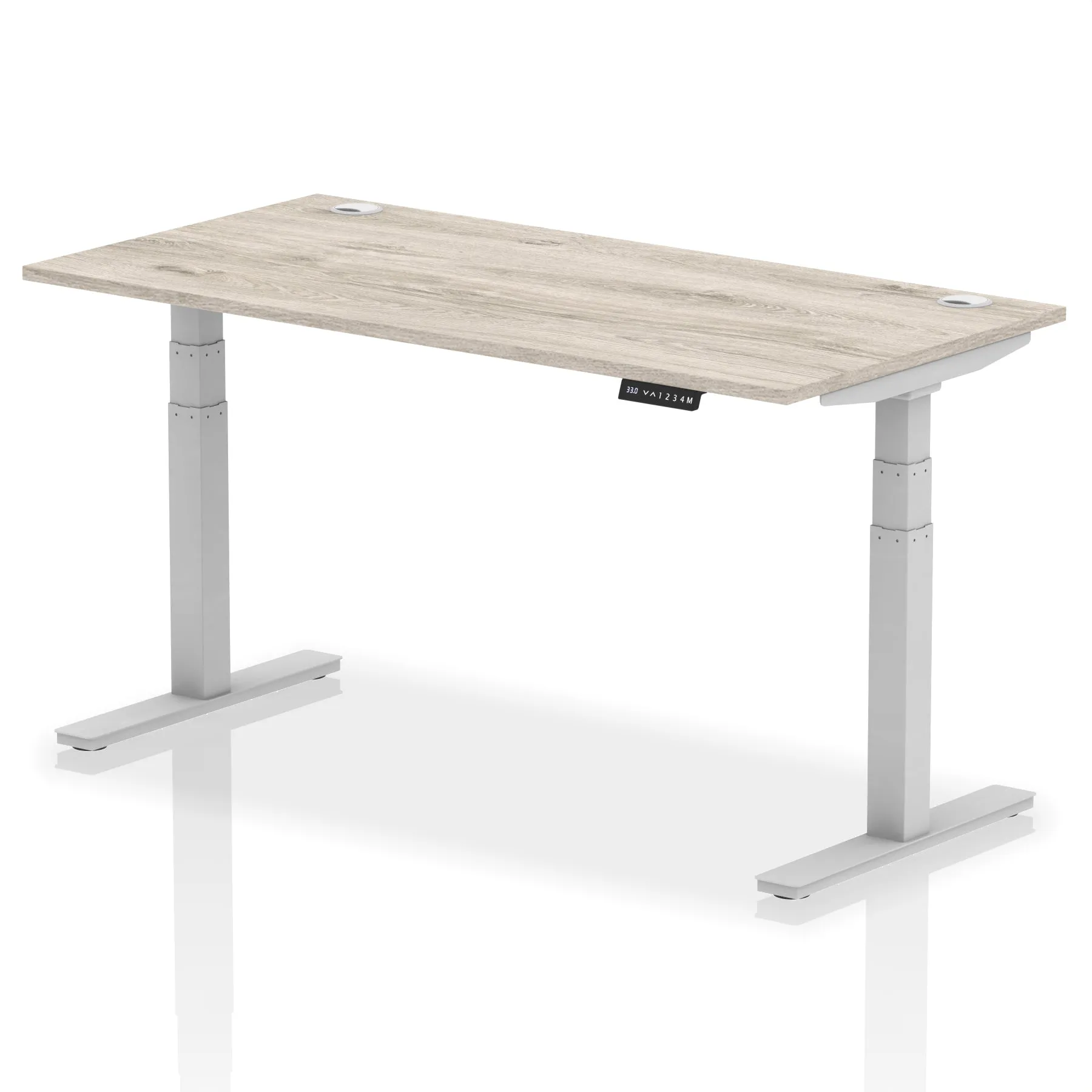 EE - Air Height Adjustable Desk With Cable Ports
