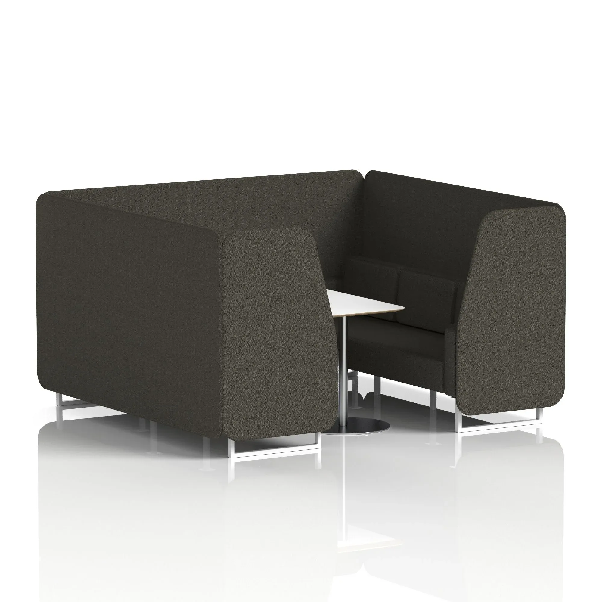 Brixworth Booth With White Table In Single Tone