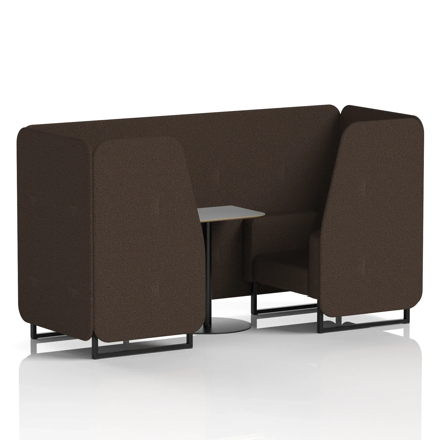 Brixworth Booth With Grey Table In Single Tone