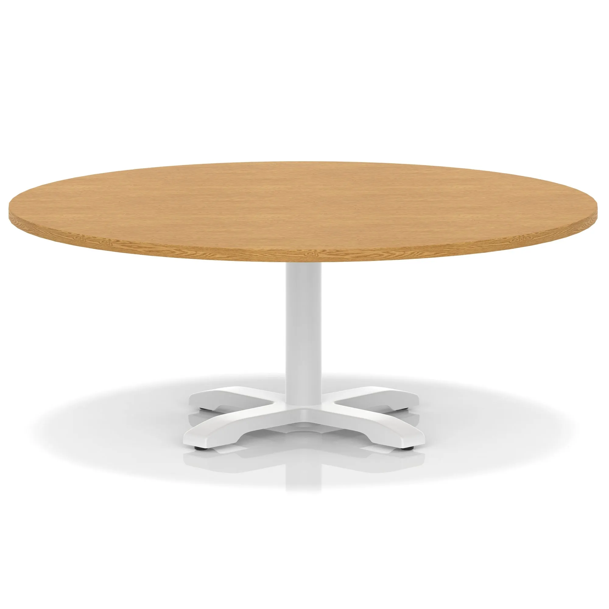Italia Round Coffee Table With Cross Base