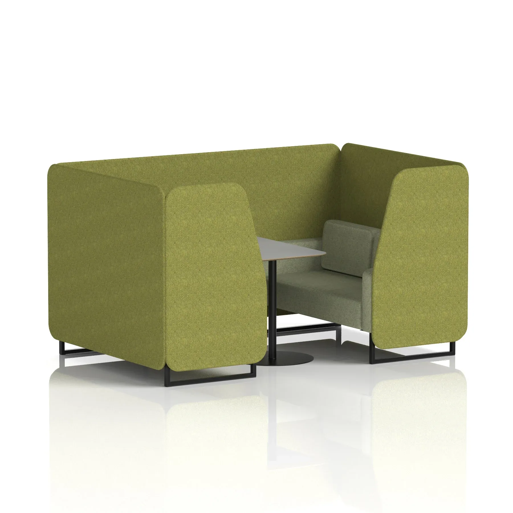 EE - Brixworth Booth With Grey Table In Two Tone