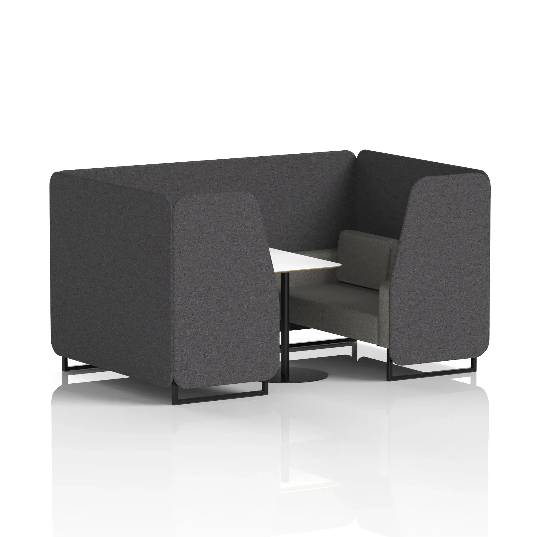 Brixworth Booth With White Table In Two Tone