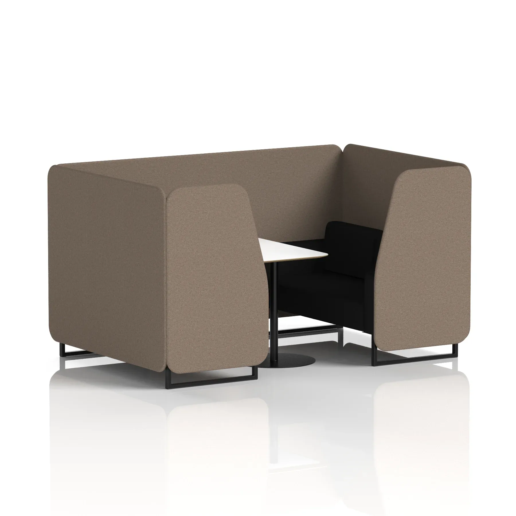 Brixworth Booth With White Table In Two Tone