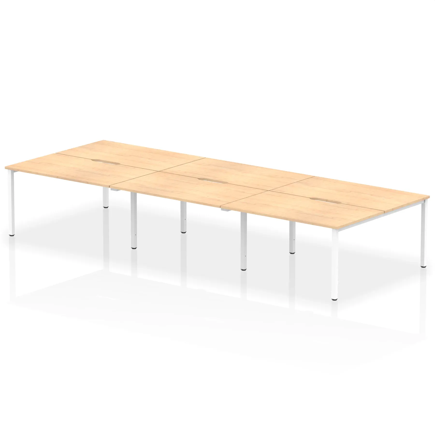 Evolve Plus B2B Bench Desk - 6 Person