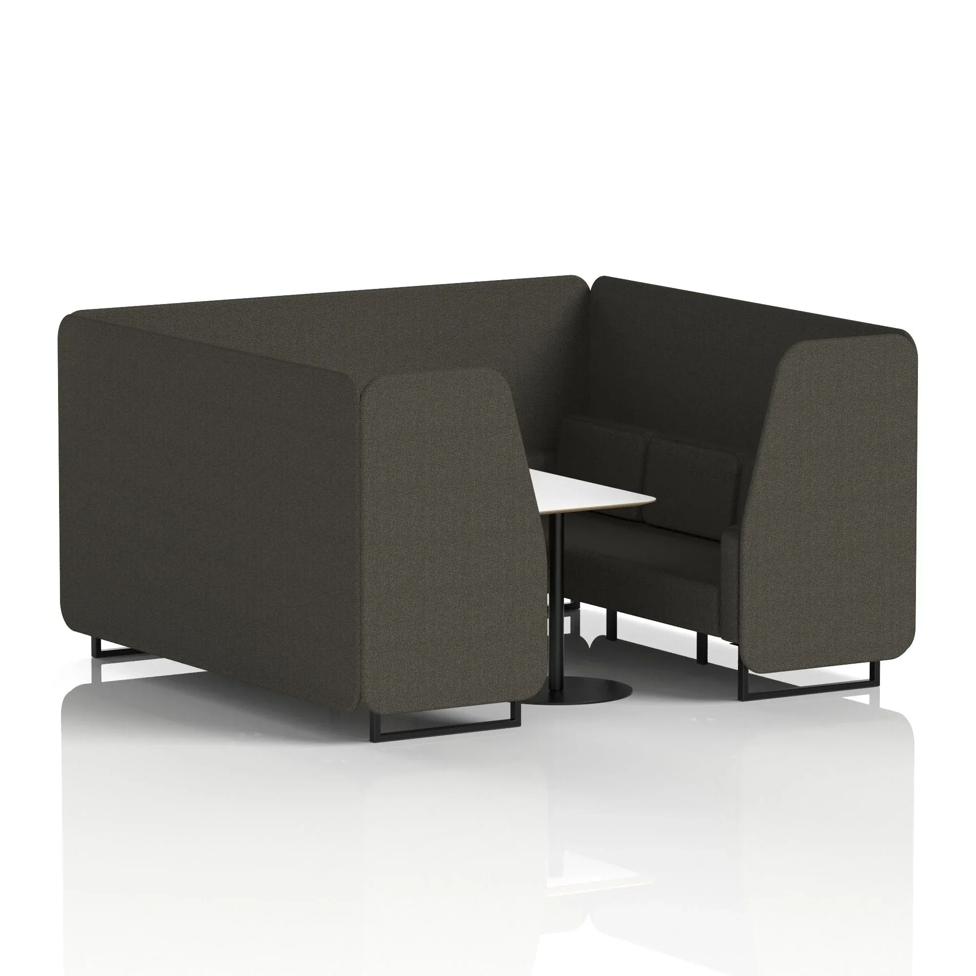 Brixworth Booth With White Table In Single Tone
