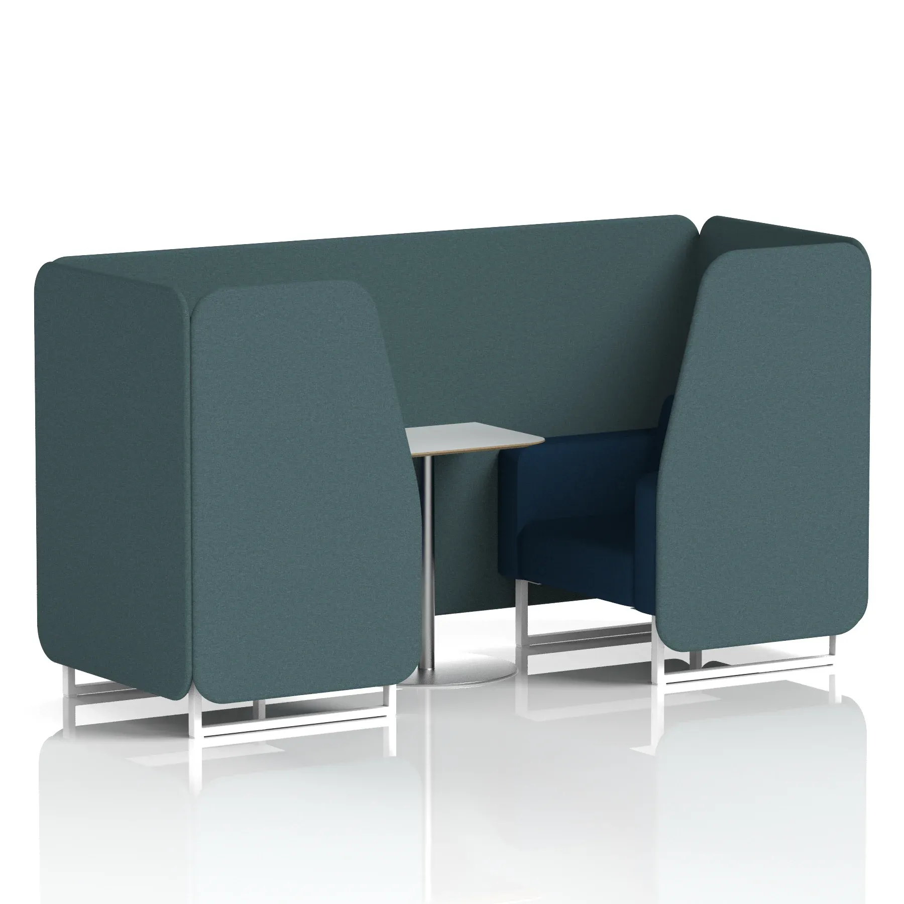 Brixworth Booth With White Table In Two Tone