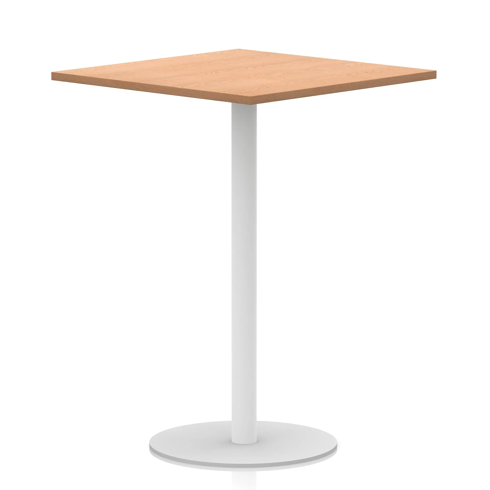 EE - Italia Square Poseur Table White Leg
