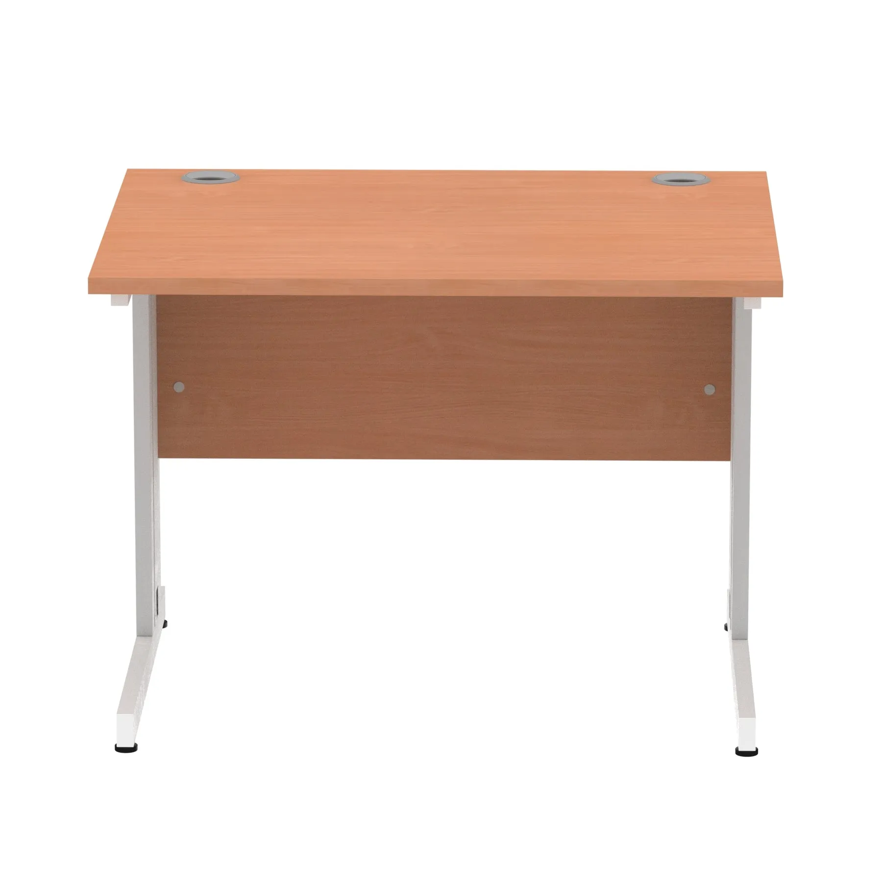 Impulse 1000mm Straight Desk Cable Managed Leg