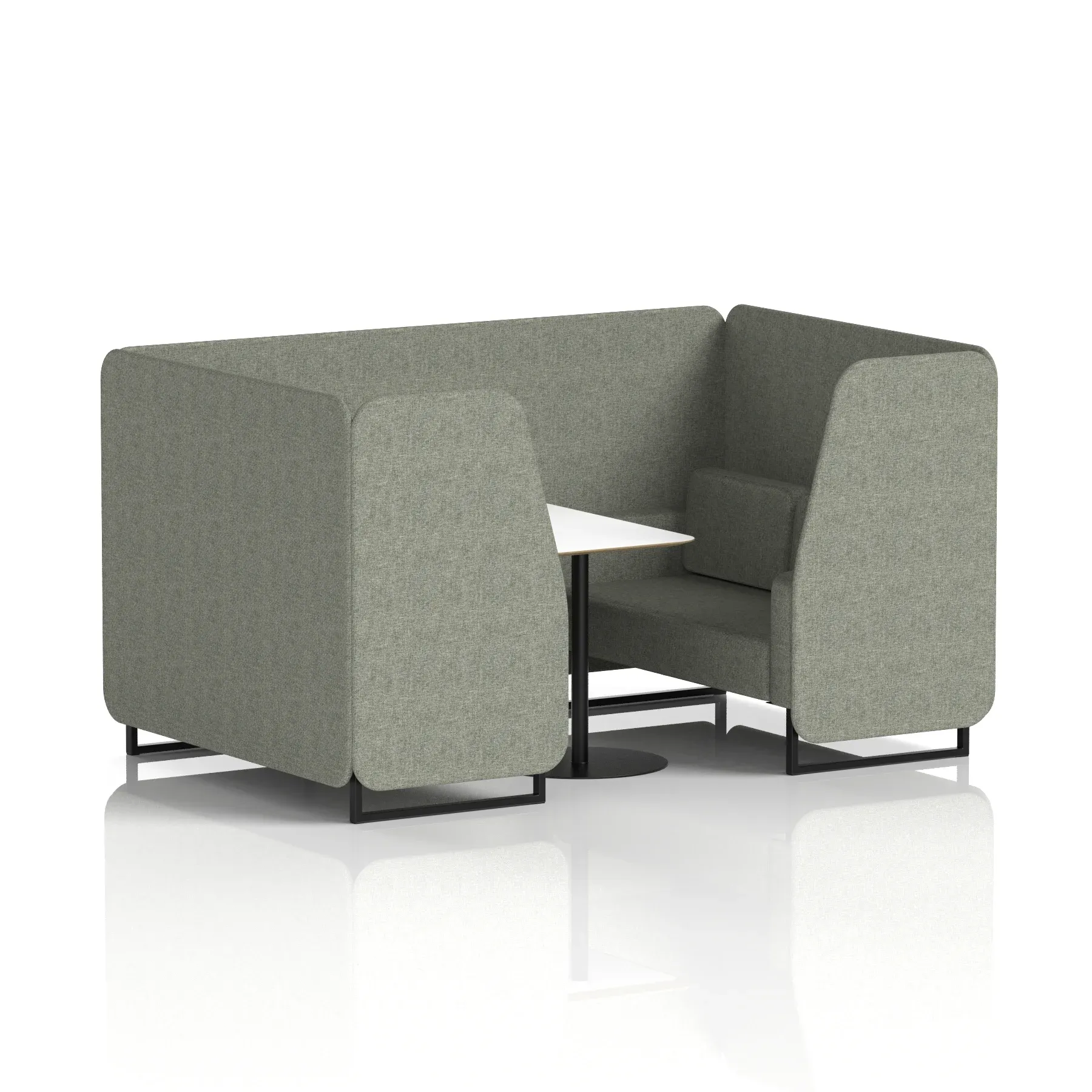 Brixworth Booth With White Table In Single Tone