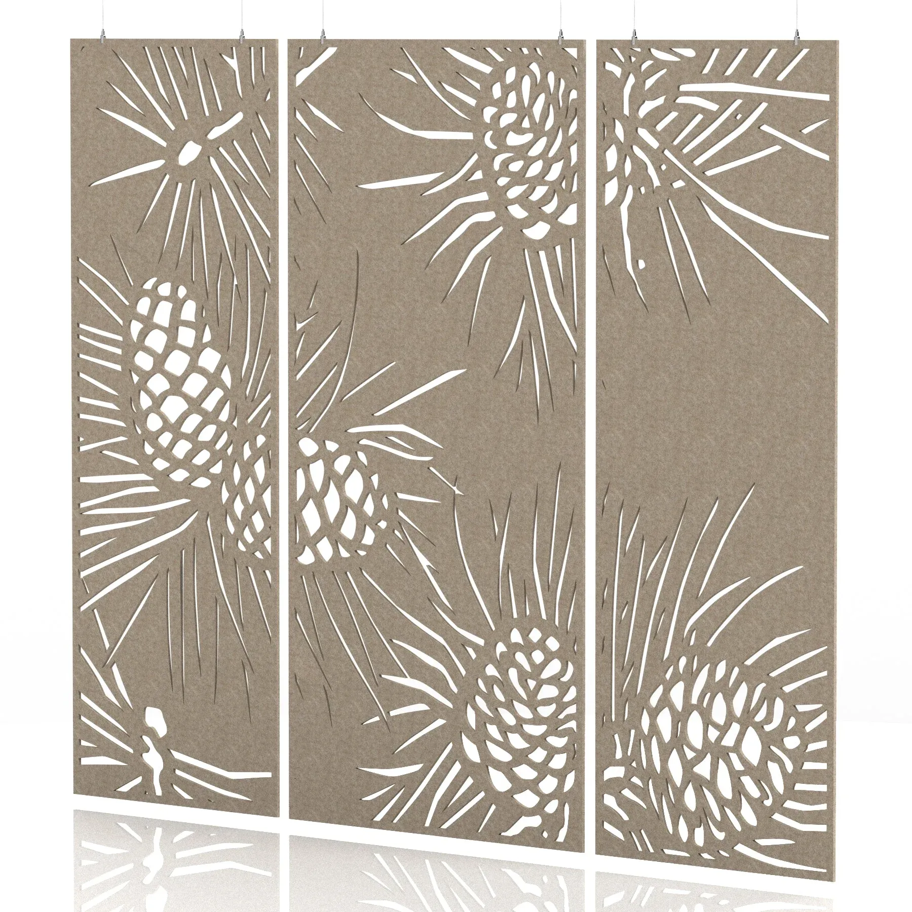 Sch! Acoustic Wall and Hanging Screens (3 Panels)