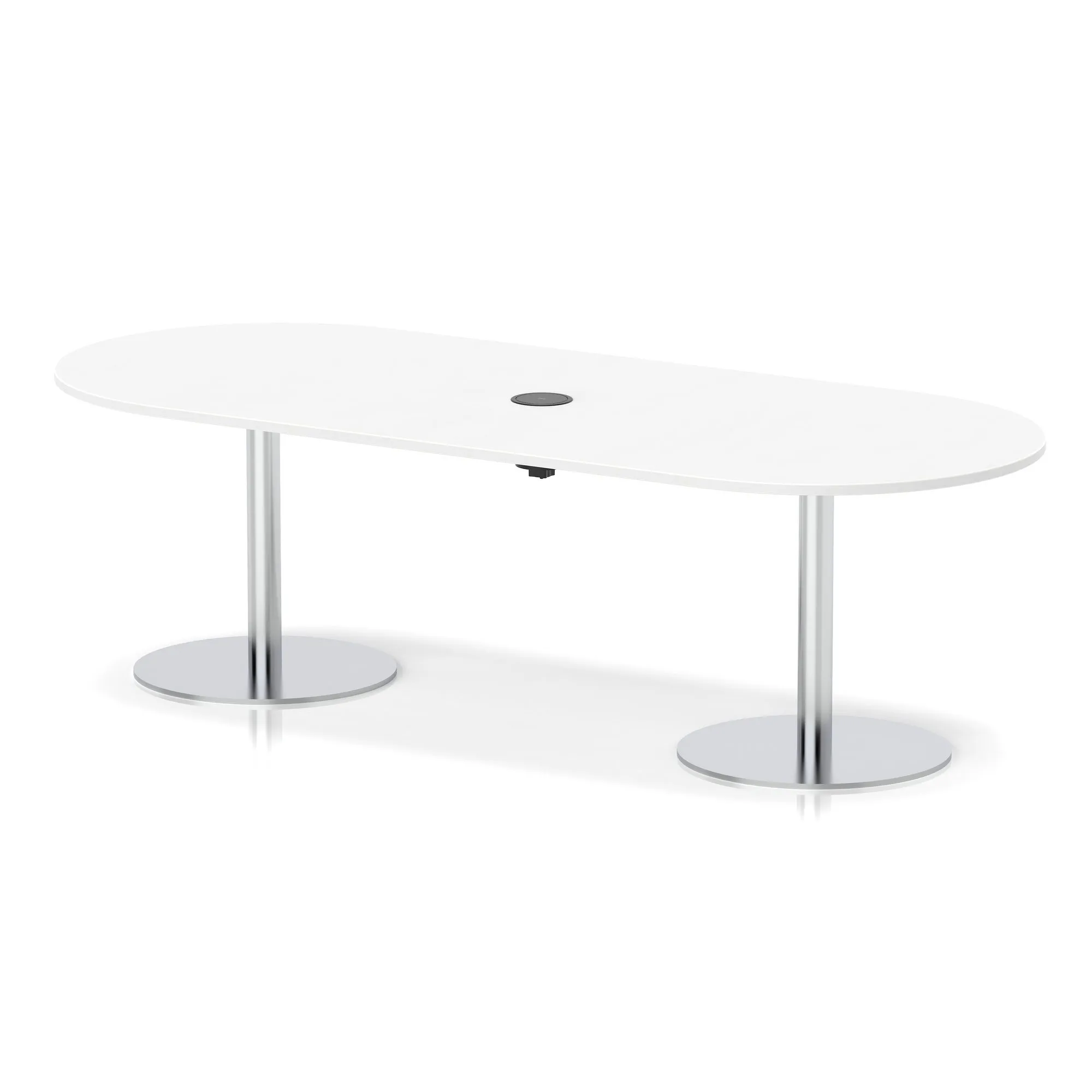 Italia Volta Poseur Boardroom Table With Pop-up Power Module
