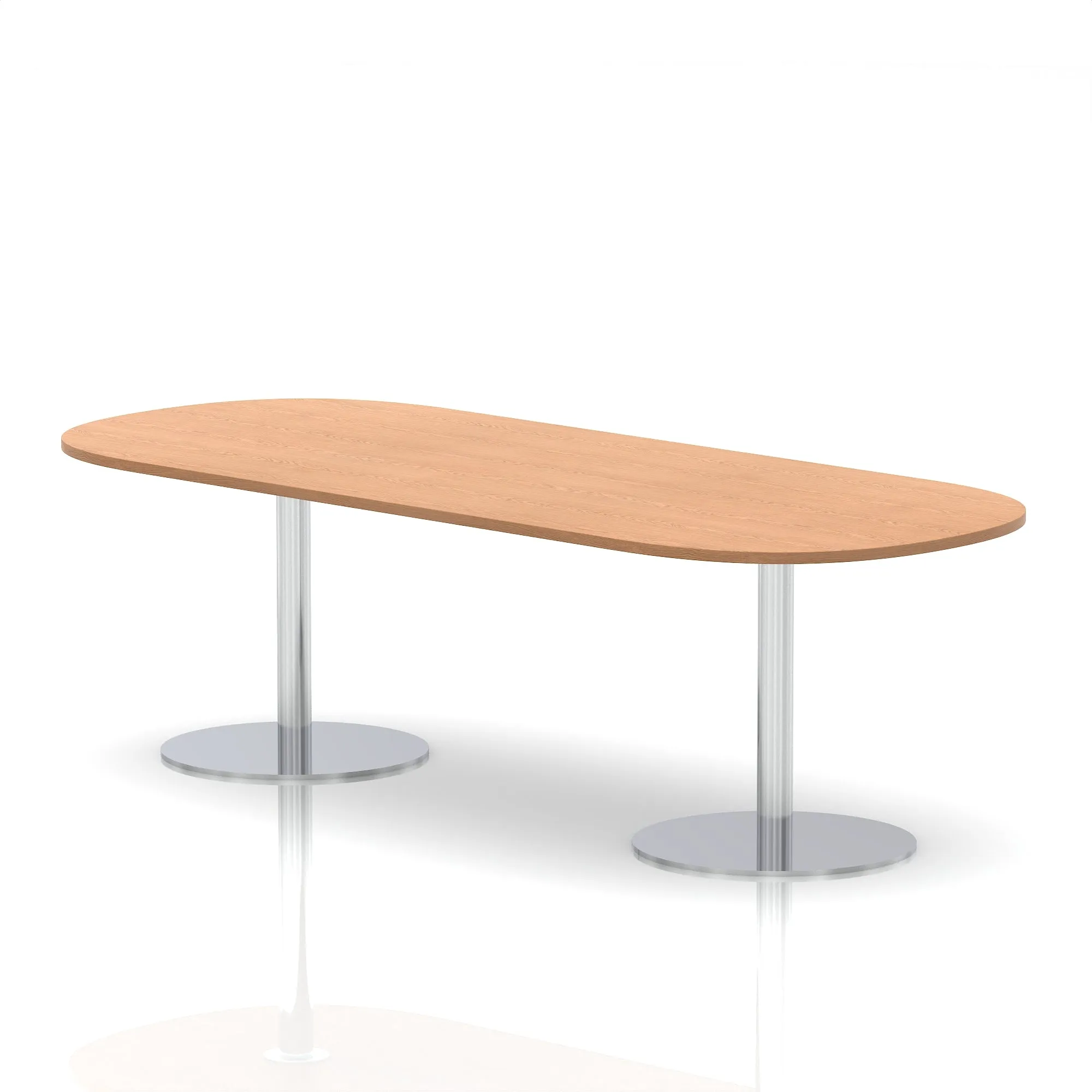 Italia Boardroom Table Silver Leg