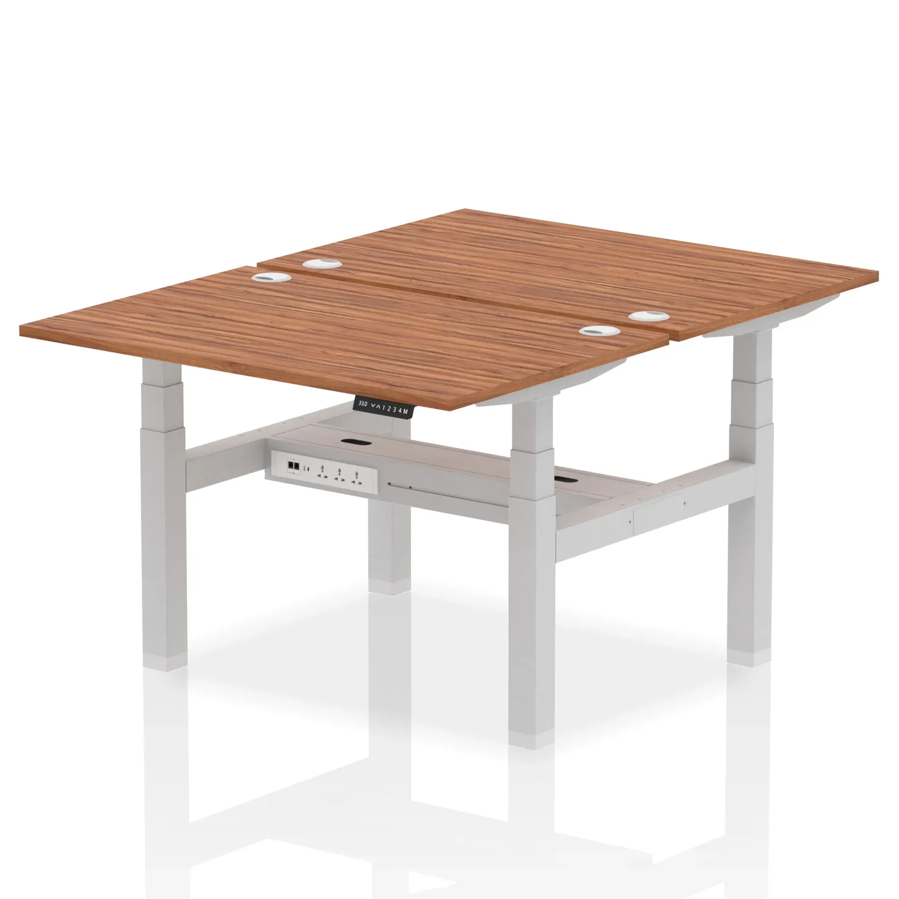 OE - Air Back-to-Back Height Adjustable Bench Desk - 2 Person