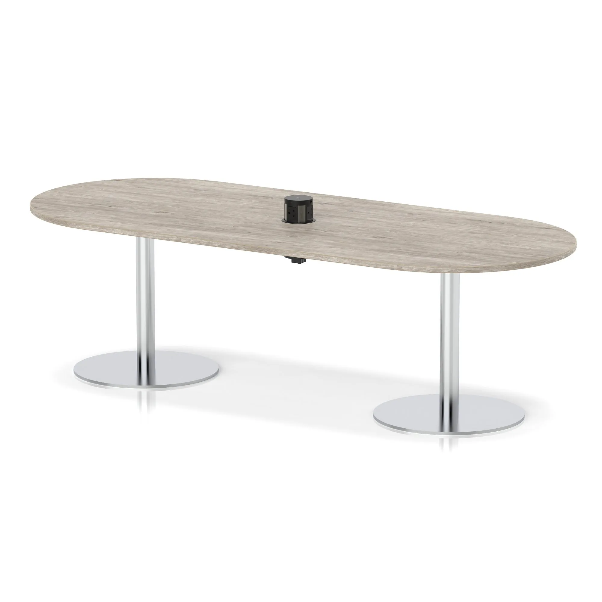 Italia Volta Poseur Boardroom Table With Pop-up Power Module